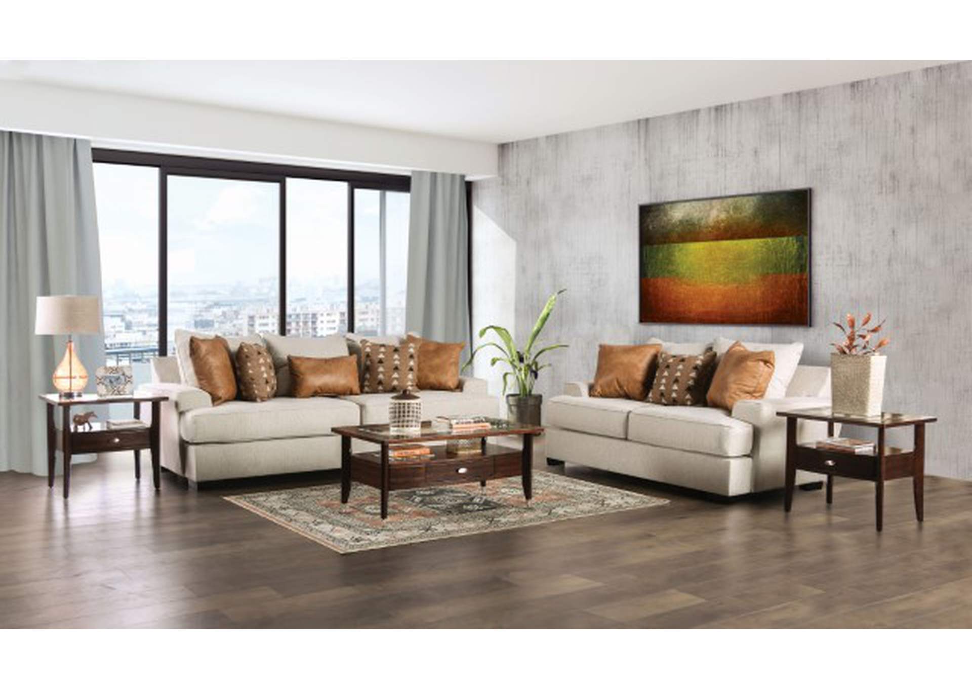 New Meadows Loveseat,Furniture of America