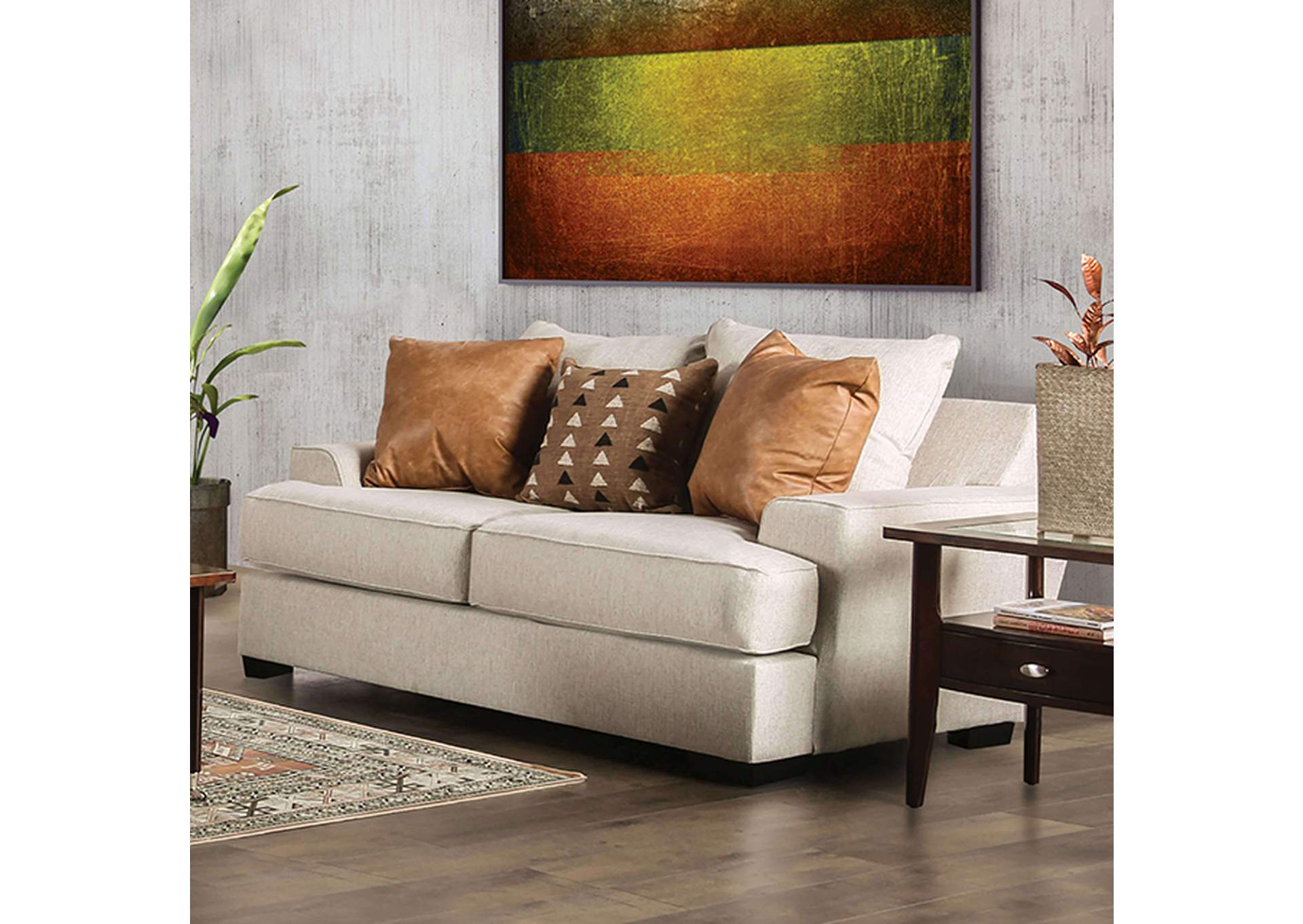 New Meadows Loveseat,Furniture of America