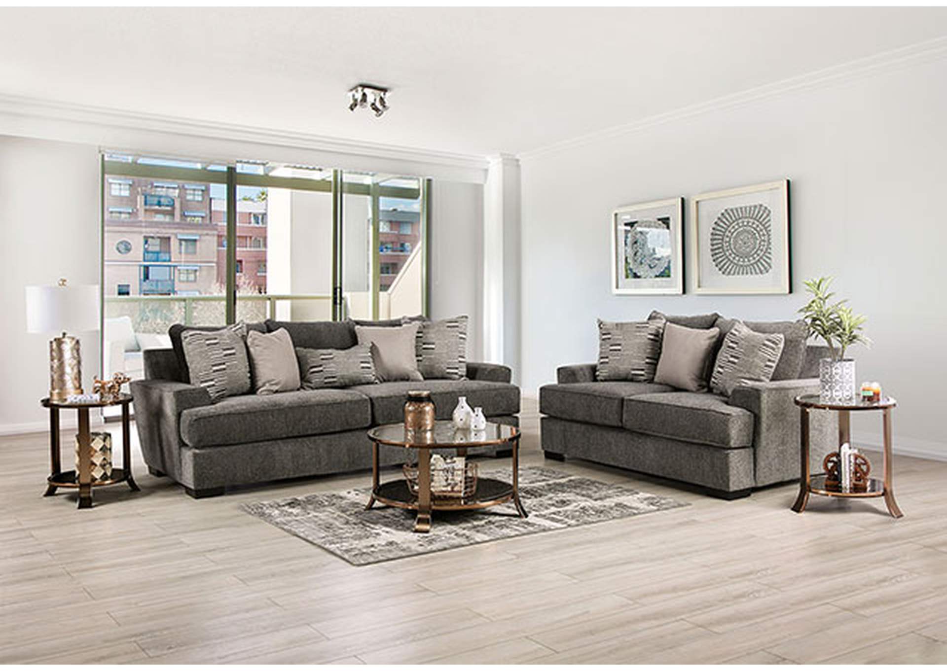 Holborn Loveseat,Furniture of America