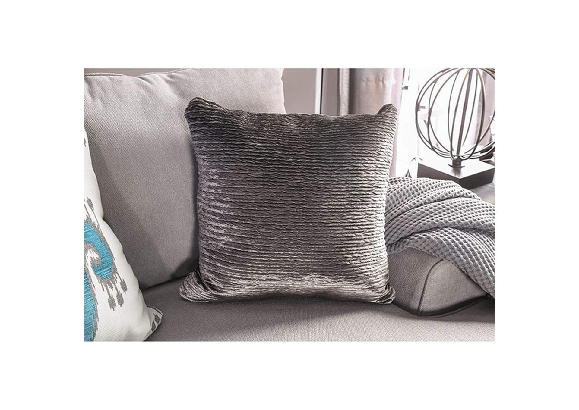 Renesmee Gray Sofa,Furniture of America