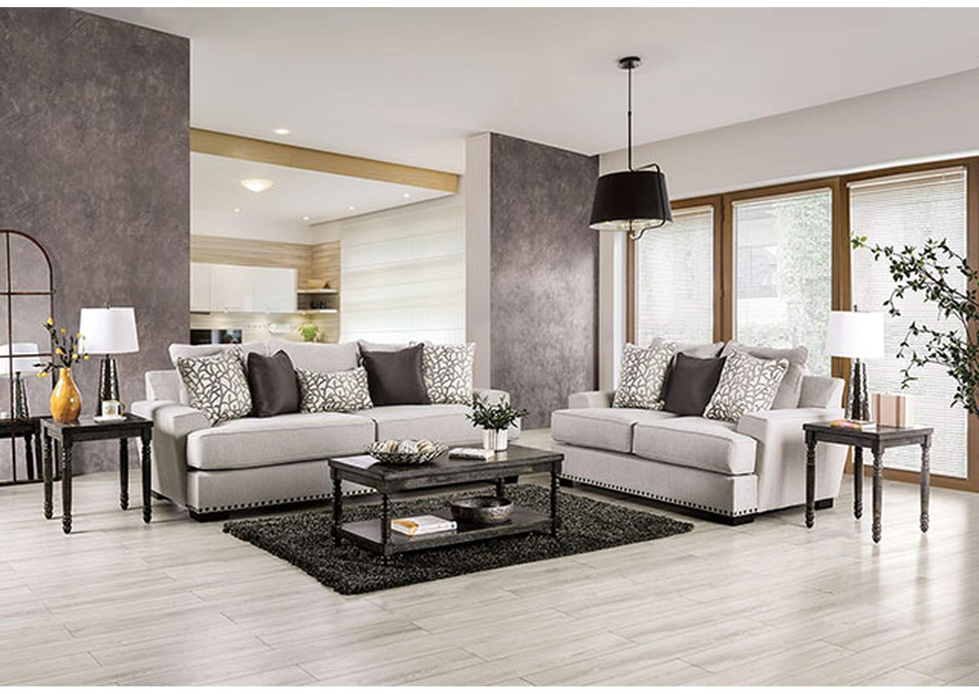 Picotee Loveseat,Furniture of America