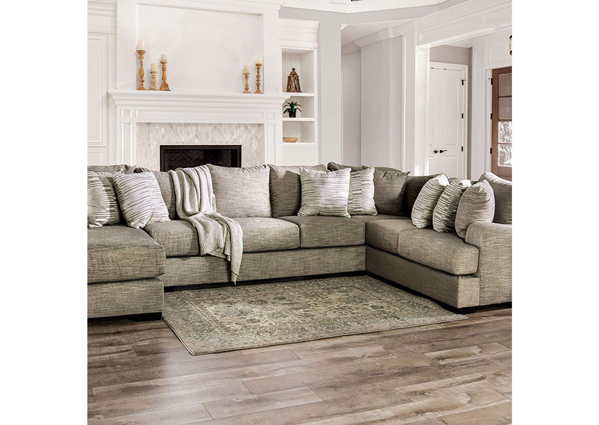 Castleton Sectional,Furniture of America