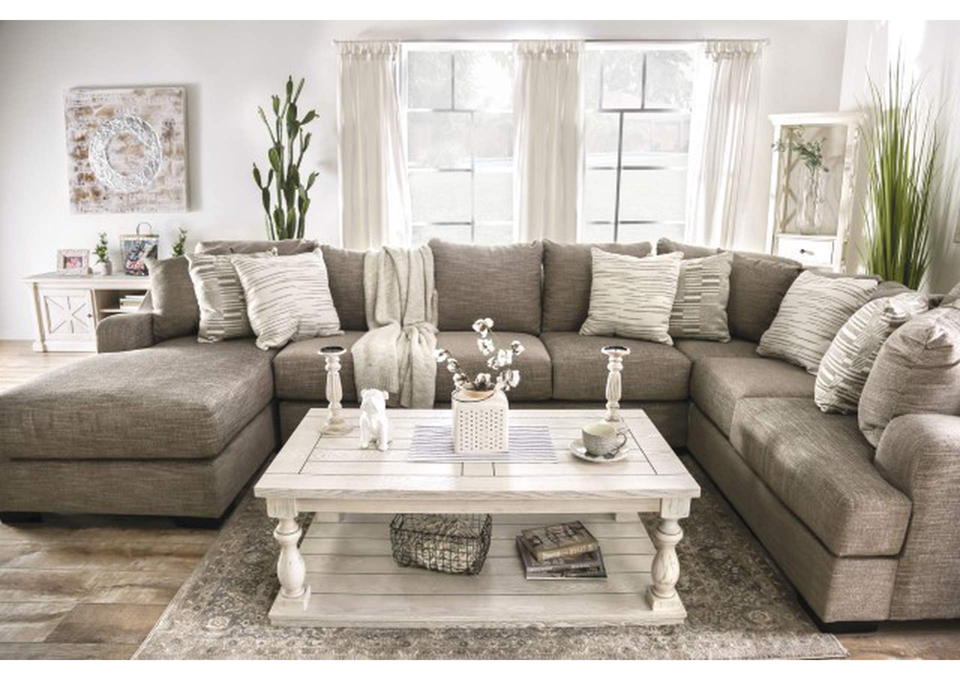 Castleton Sectional,Furniture of America