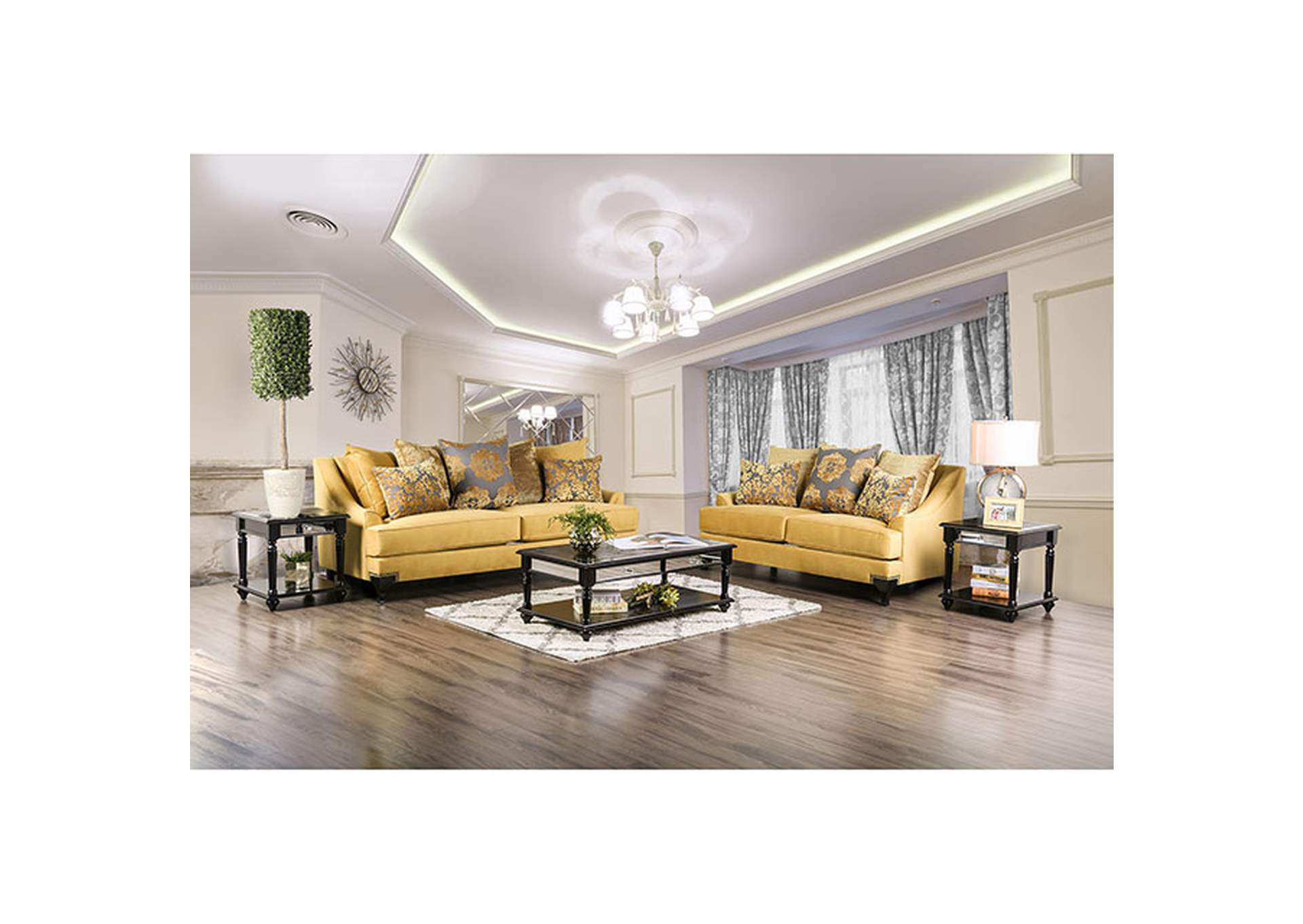 Viscontti Love Seat,Furniture of America