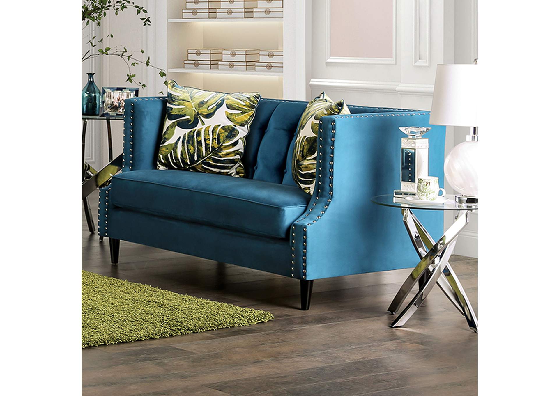 Azuletti Loveseat,Furniture of America