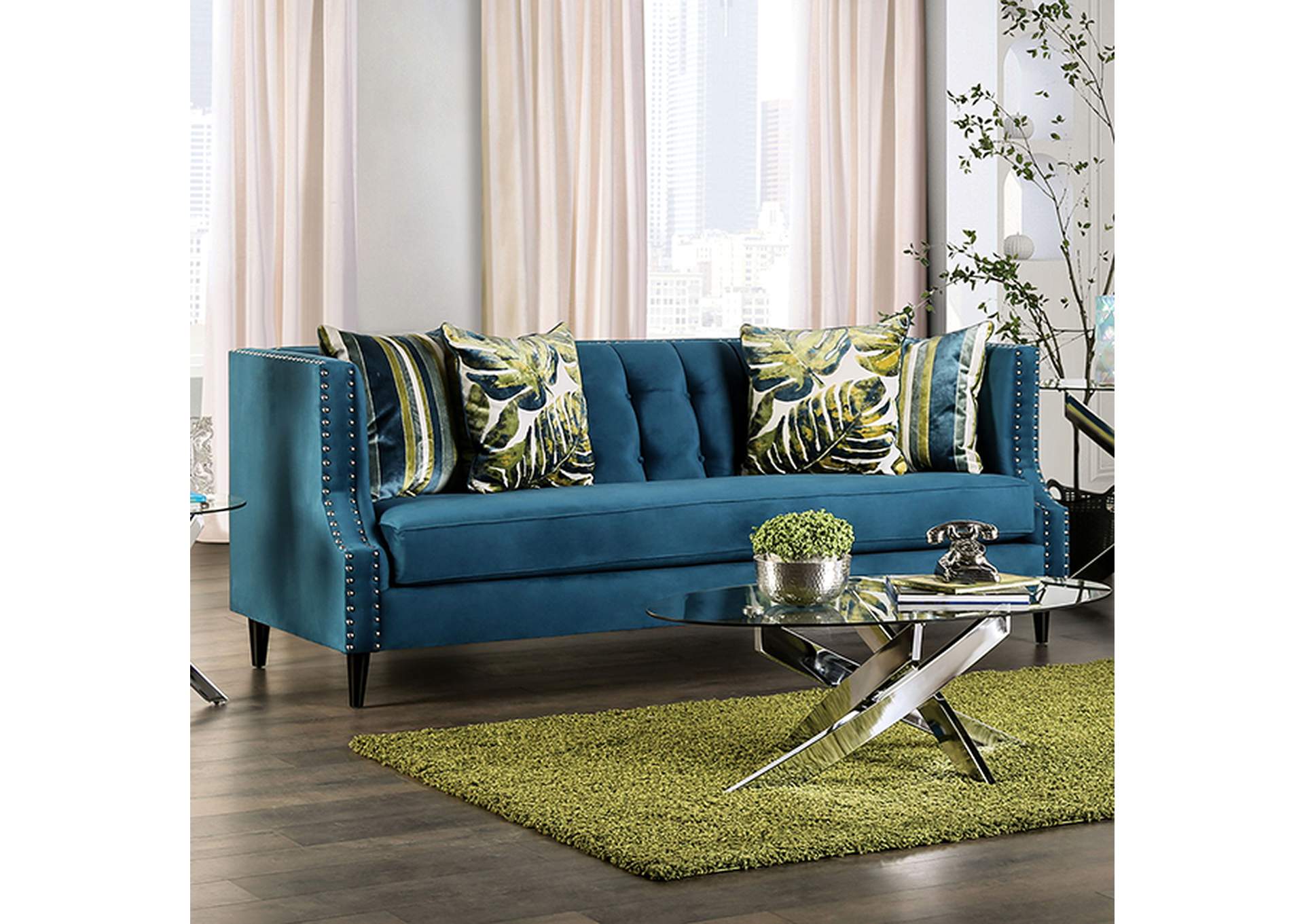 Azuletti Sofa,Furniture of America