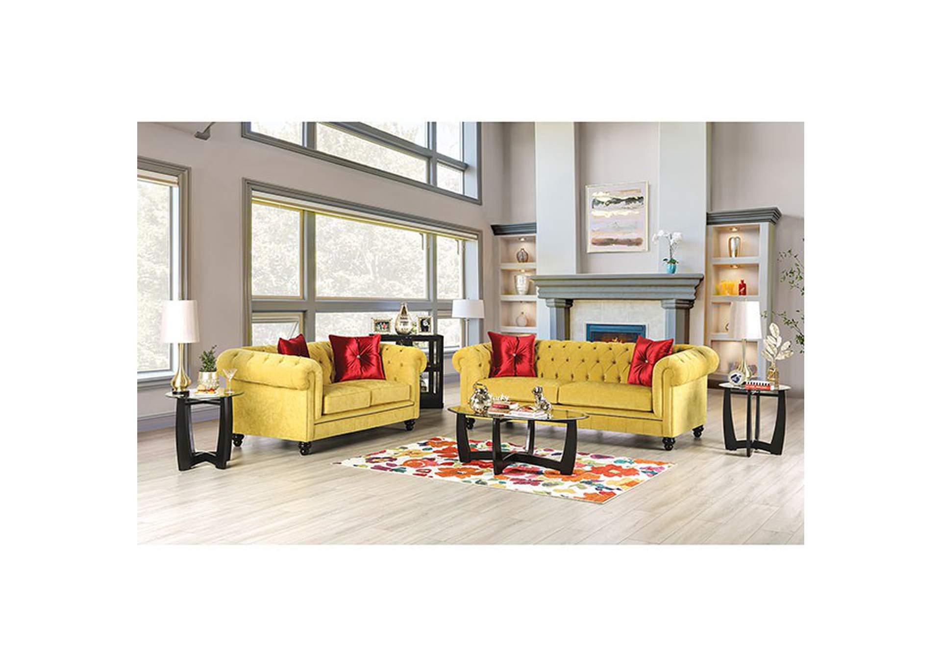 Eliza Love Seat,Furniture of America