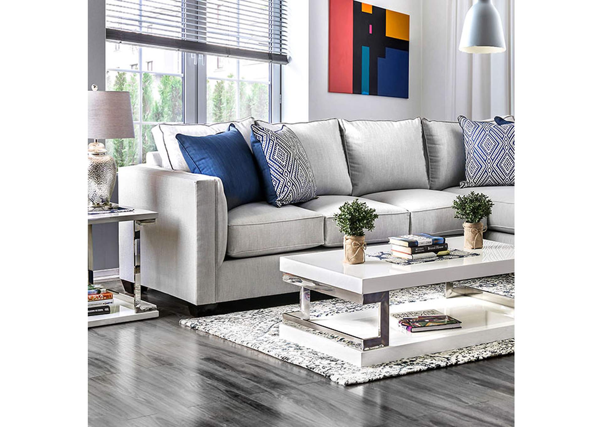 Ornella Sectional,Furniture of America