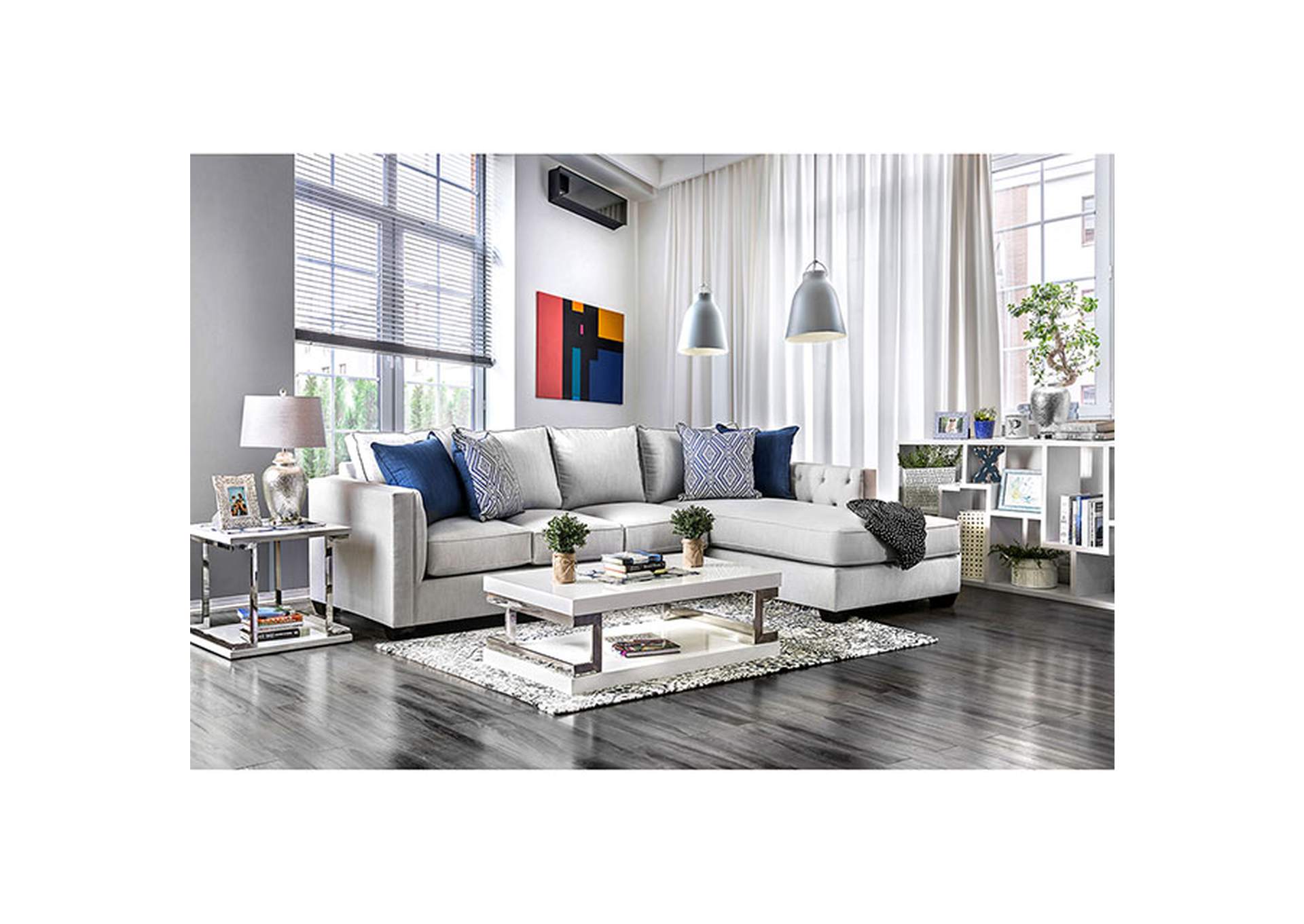 Ornella Sectional,Furniture of America