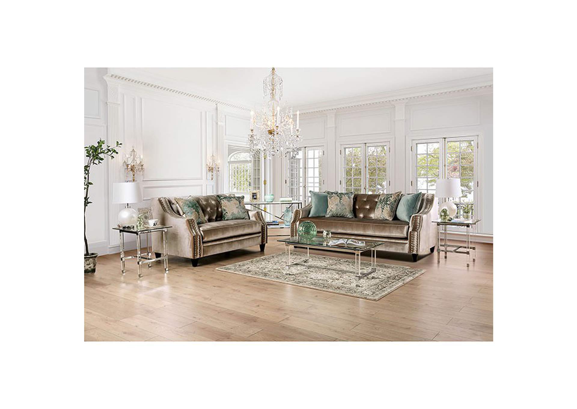 Elicia Love Seat,Furniture of America
