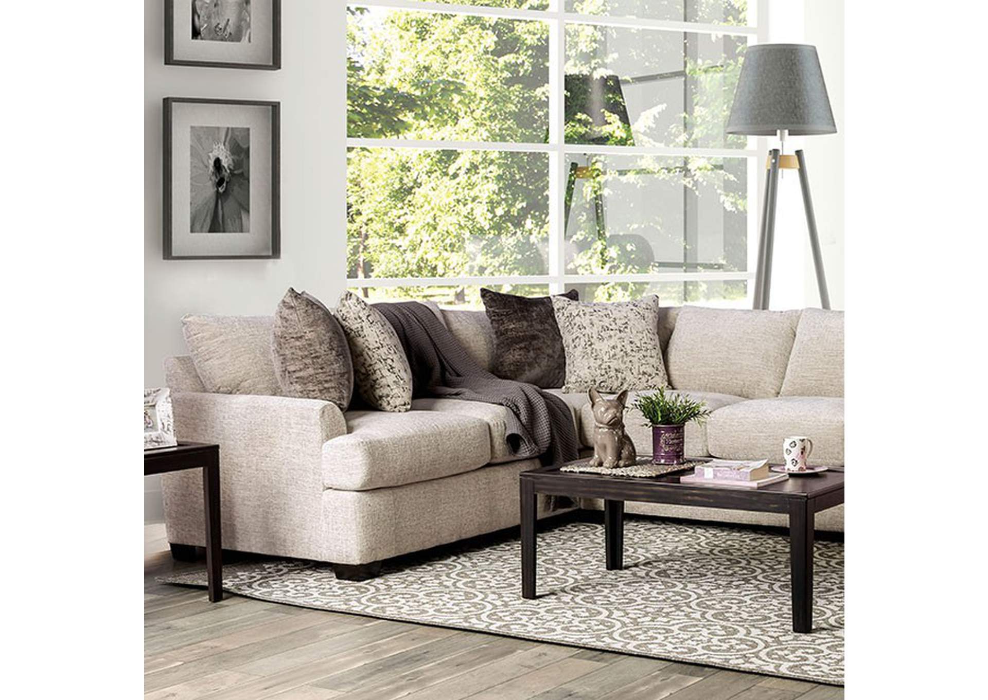 Alisa Sectional,Furniture of America