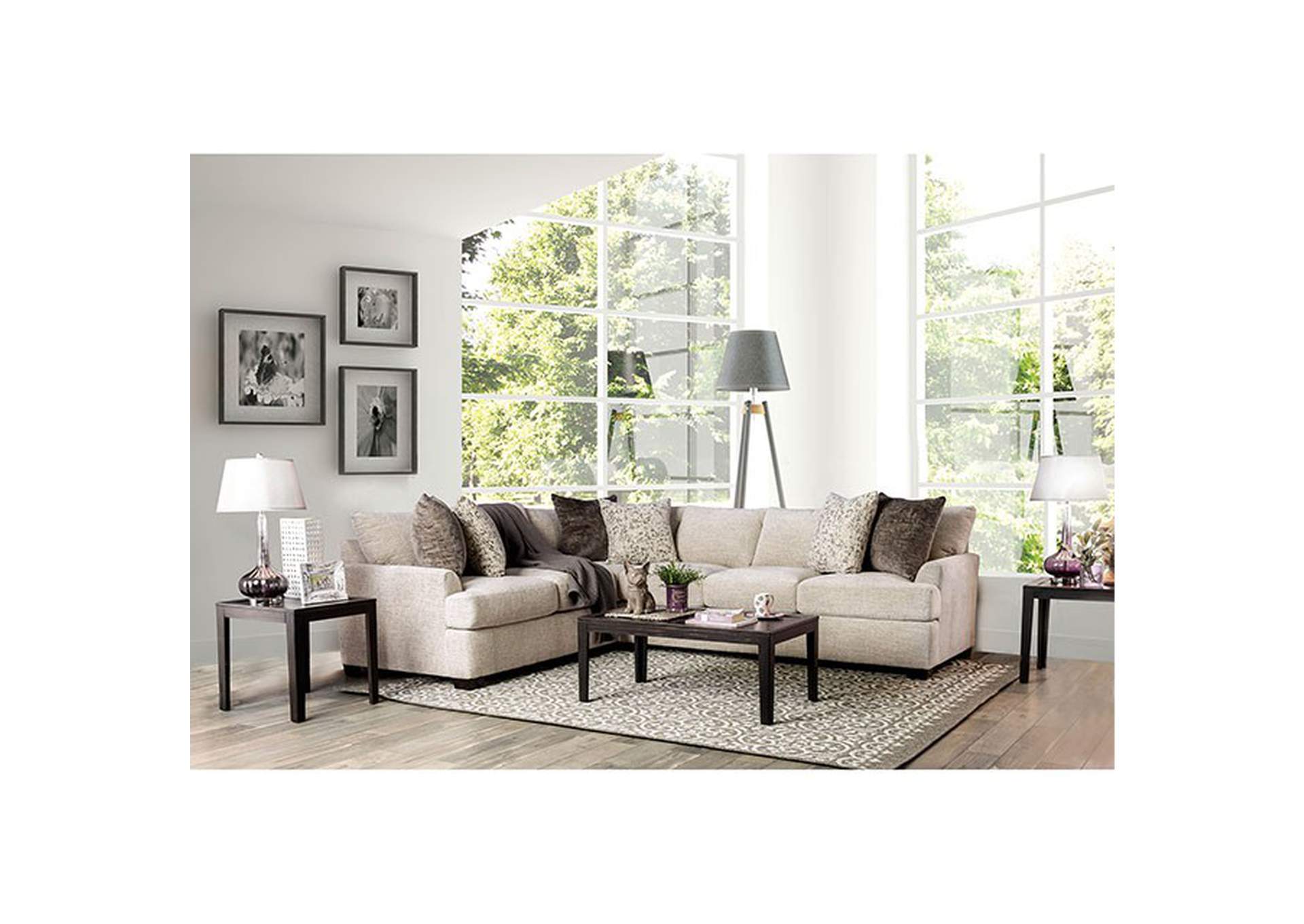 Alisa Sectional,Furniture of America