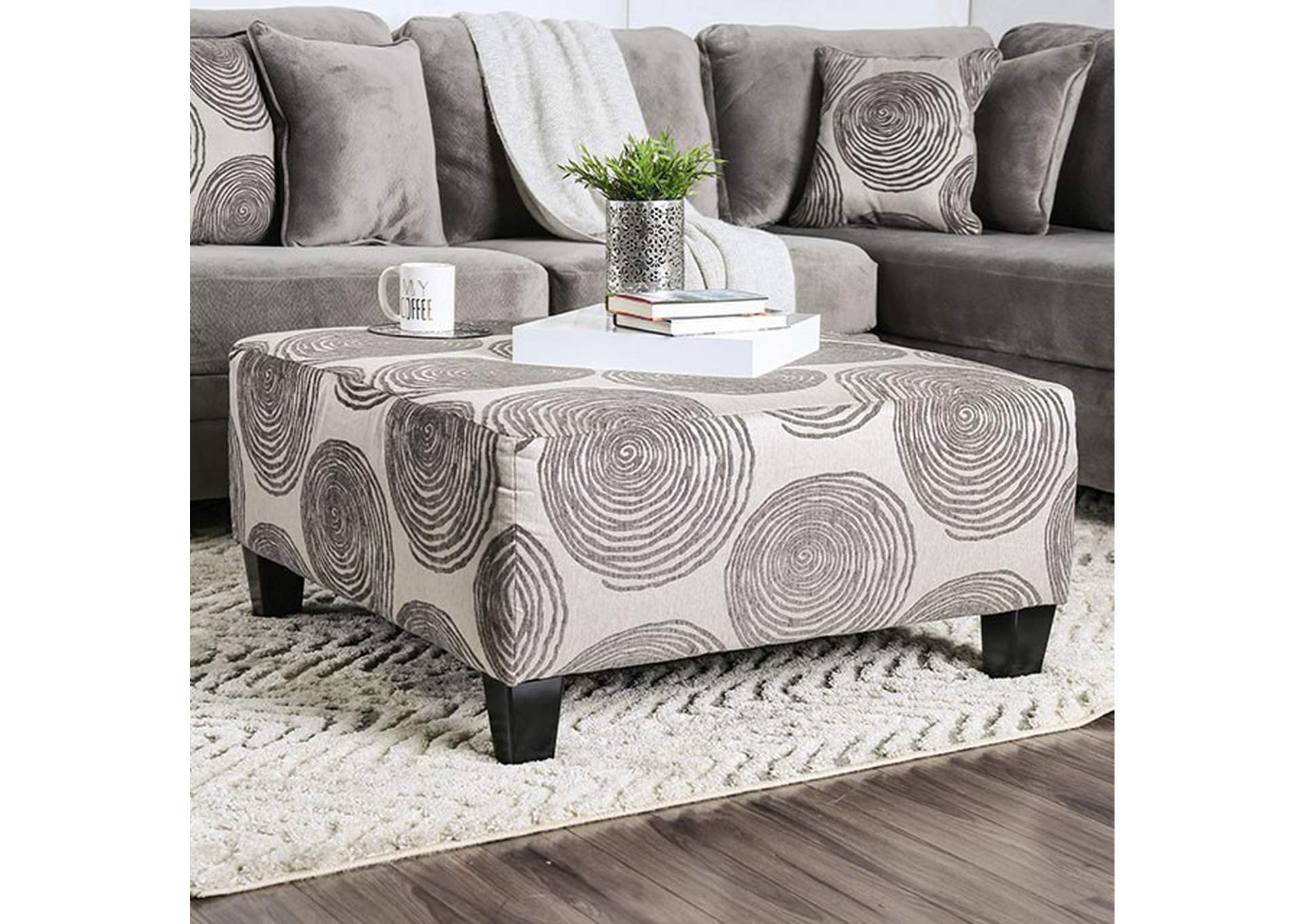 Bonaventura Ottoman,Furniture of America