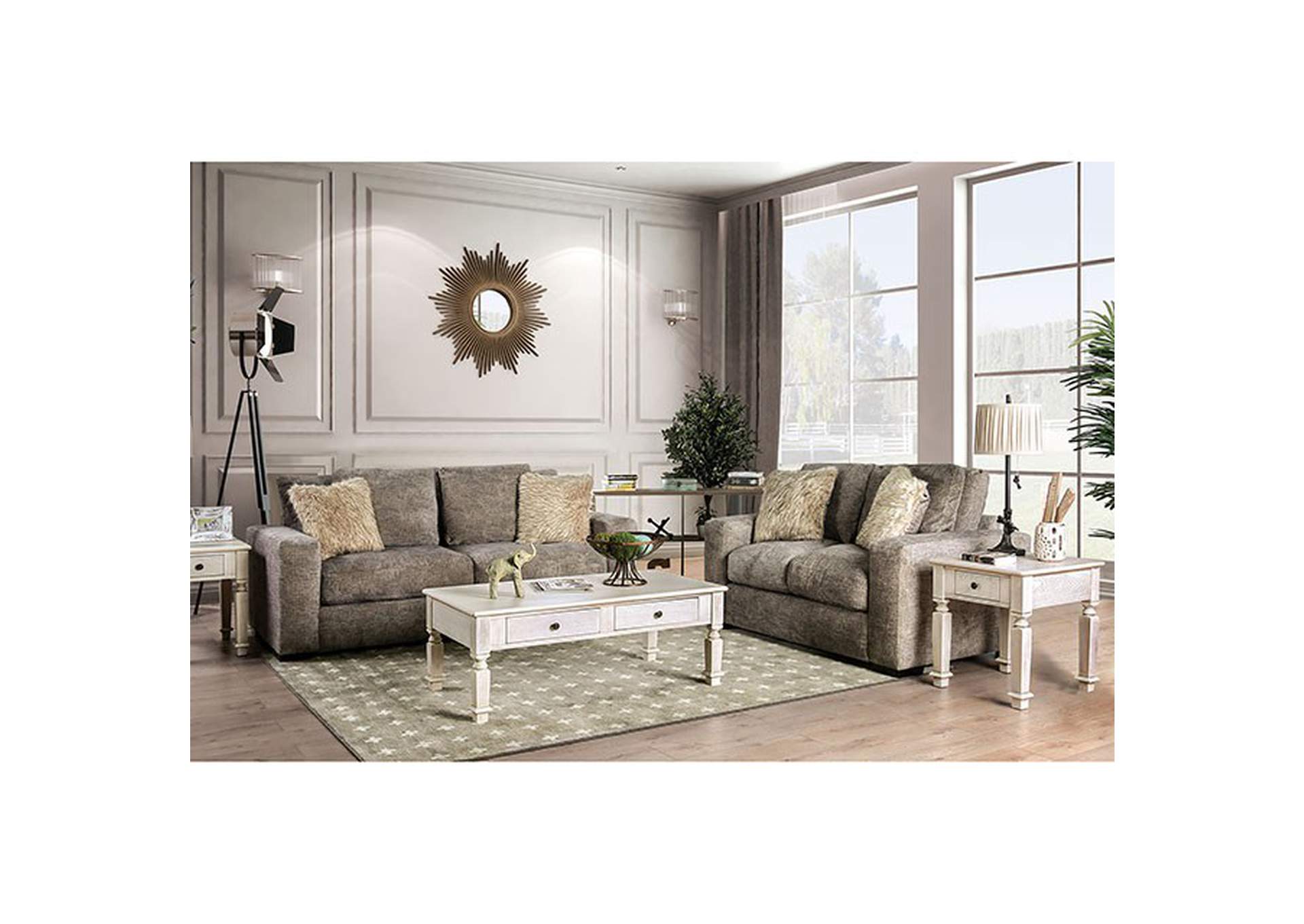 Crane Love Seat,Furniture of America