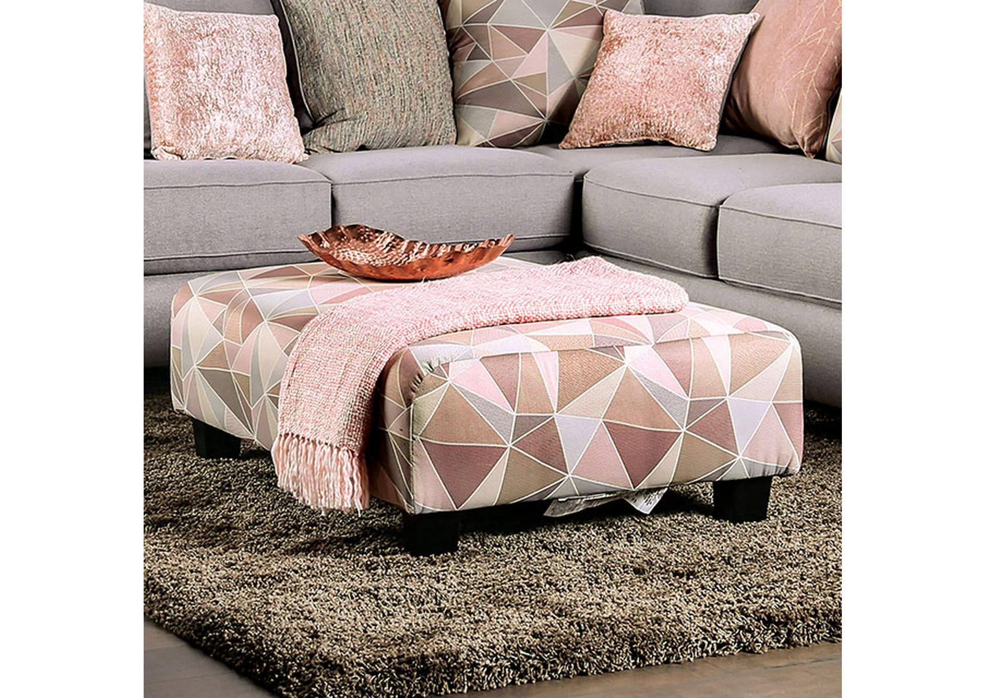 Harriden Ottoman,Furniture of America