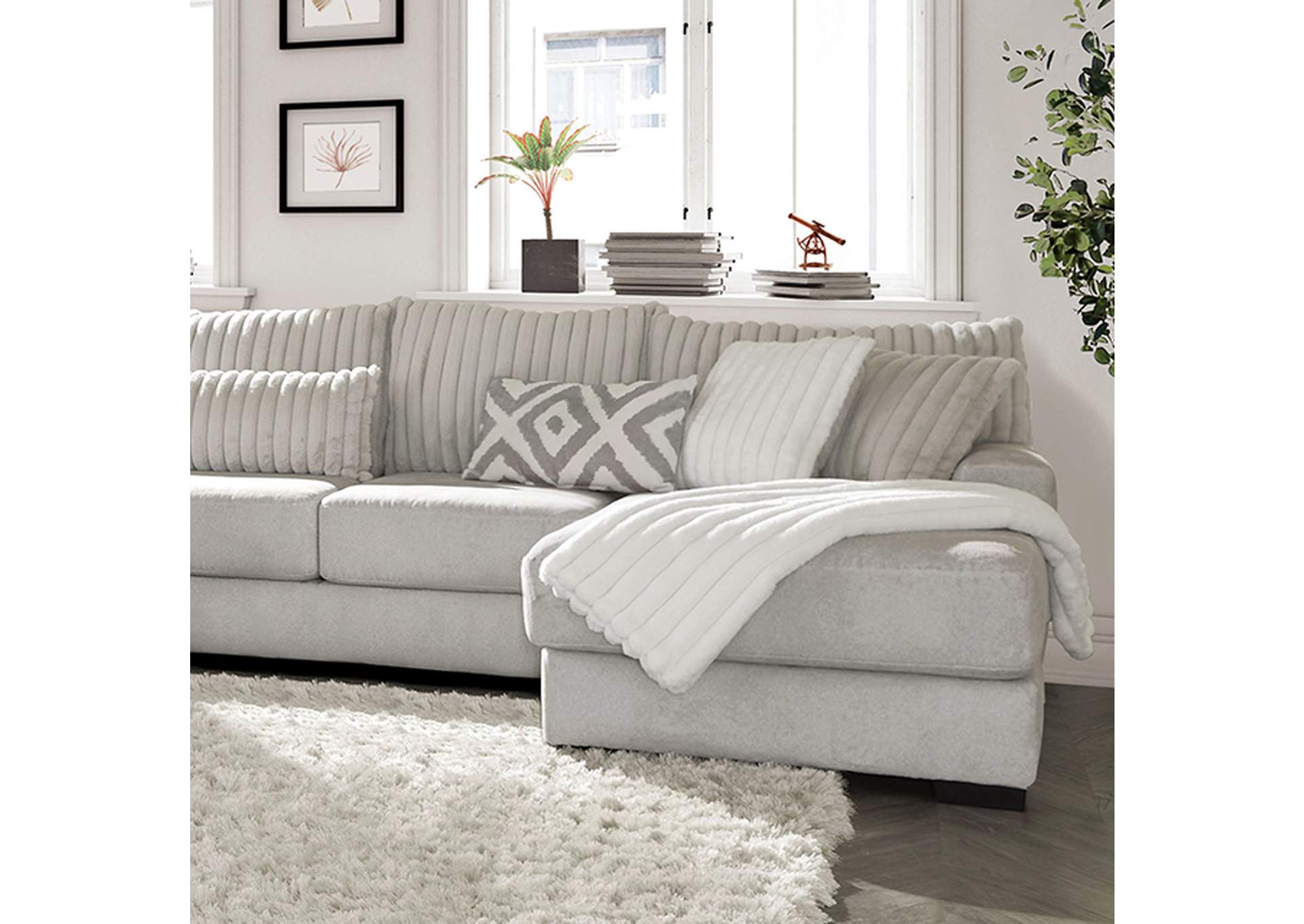 Hermiston Sectional,Furniture of America