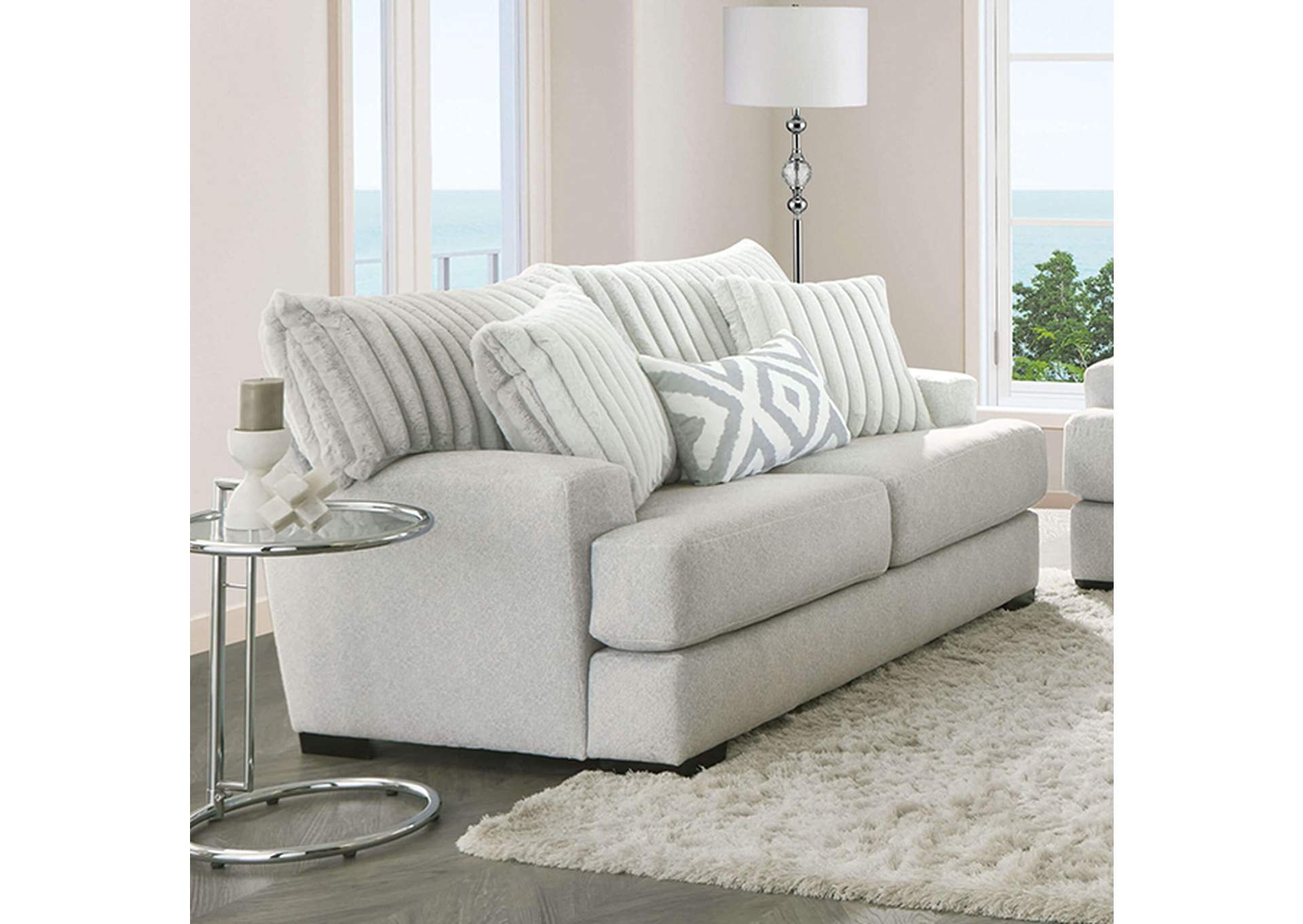 Hermilly Loveseat,Furniture of America