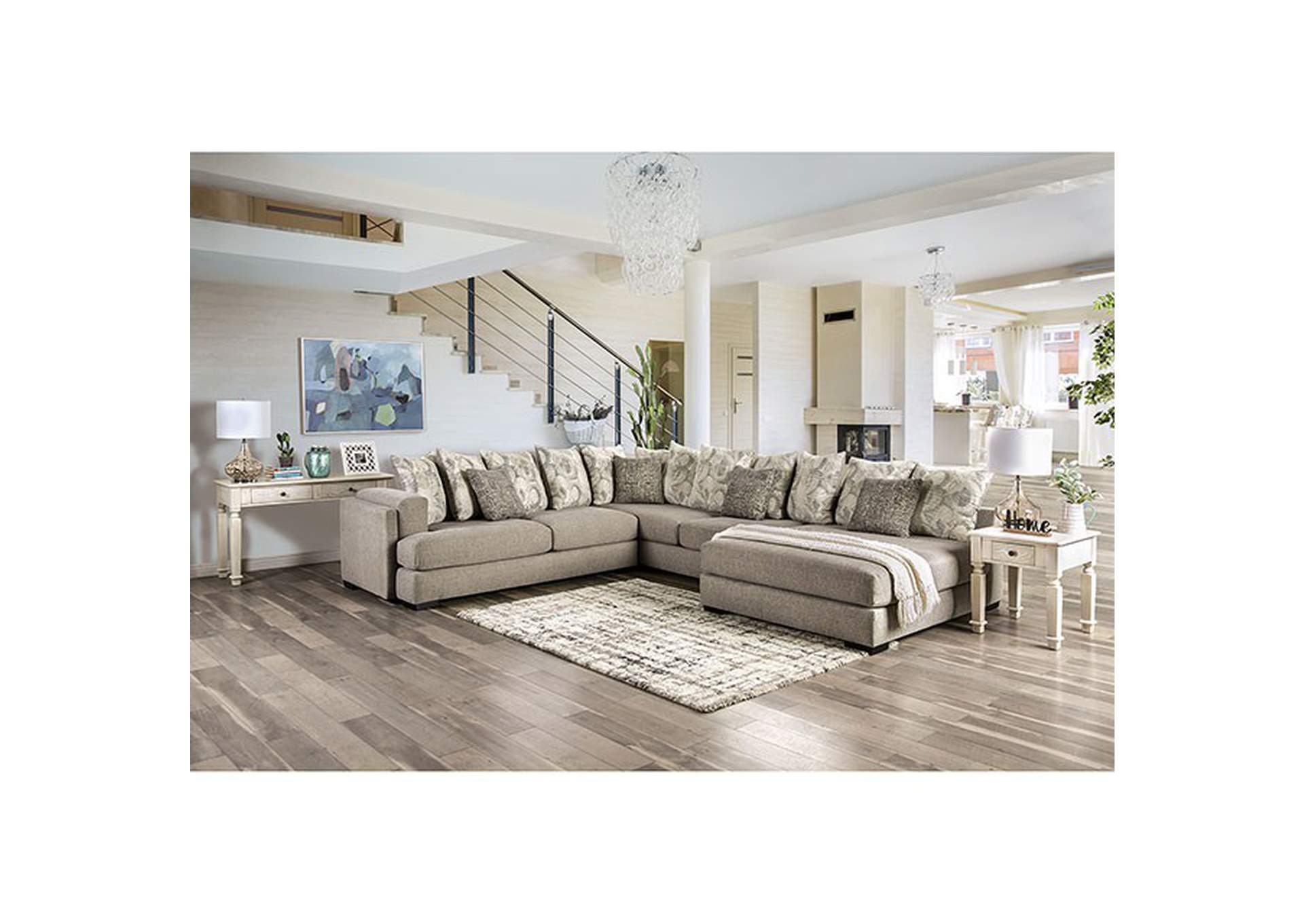 Angelia Sectional,Furniture of America