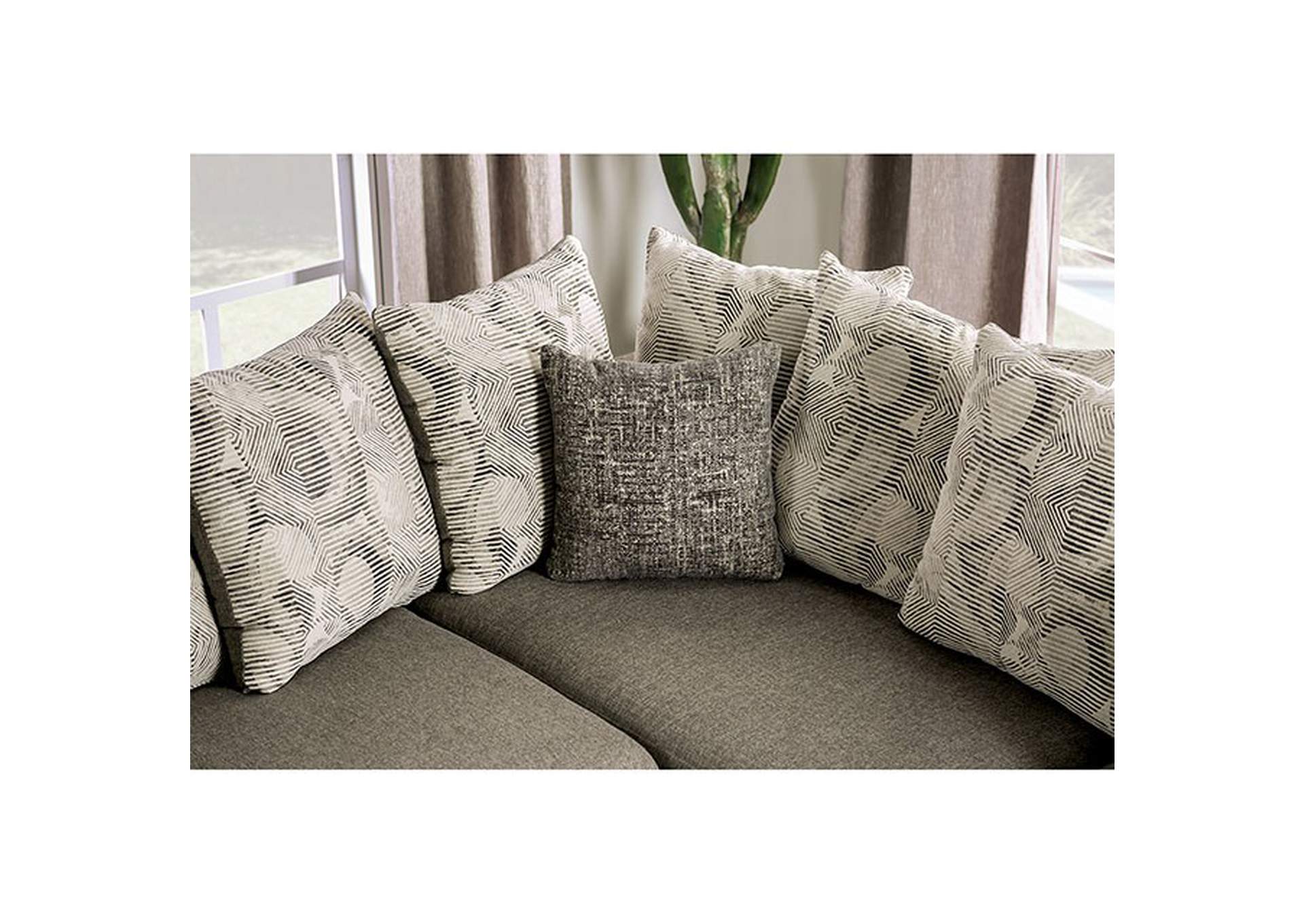 Angelia Sectional,Furniture of America