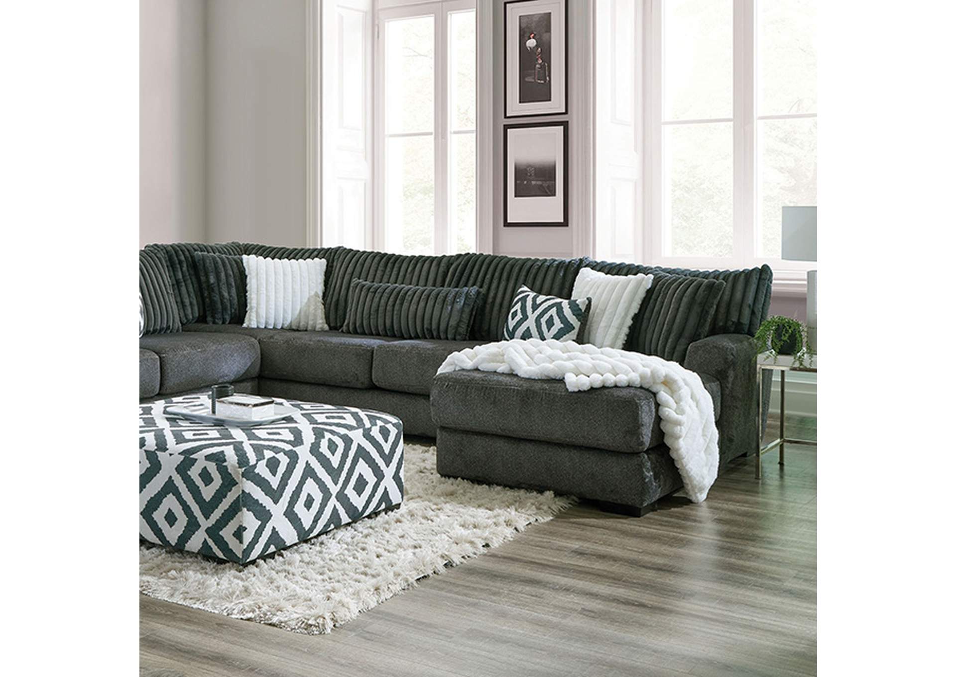 Loughton Sectional,Furniture of America