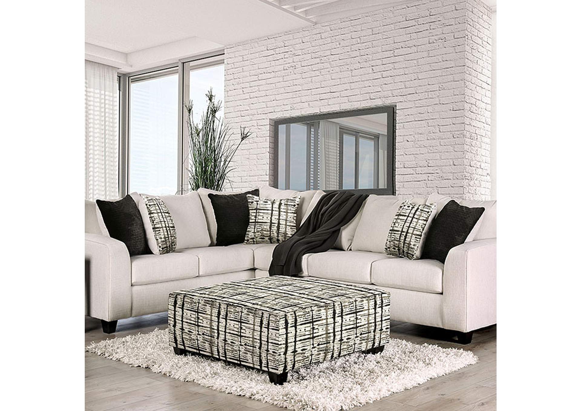Barnett Sectional,Furniture of America
