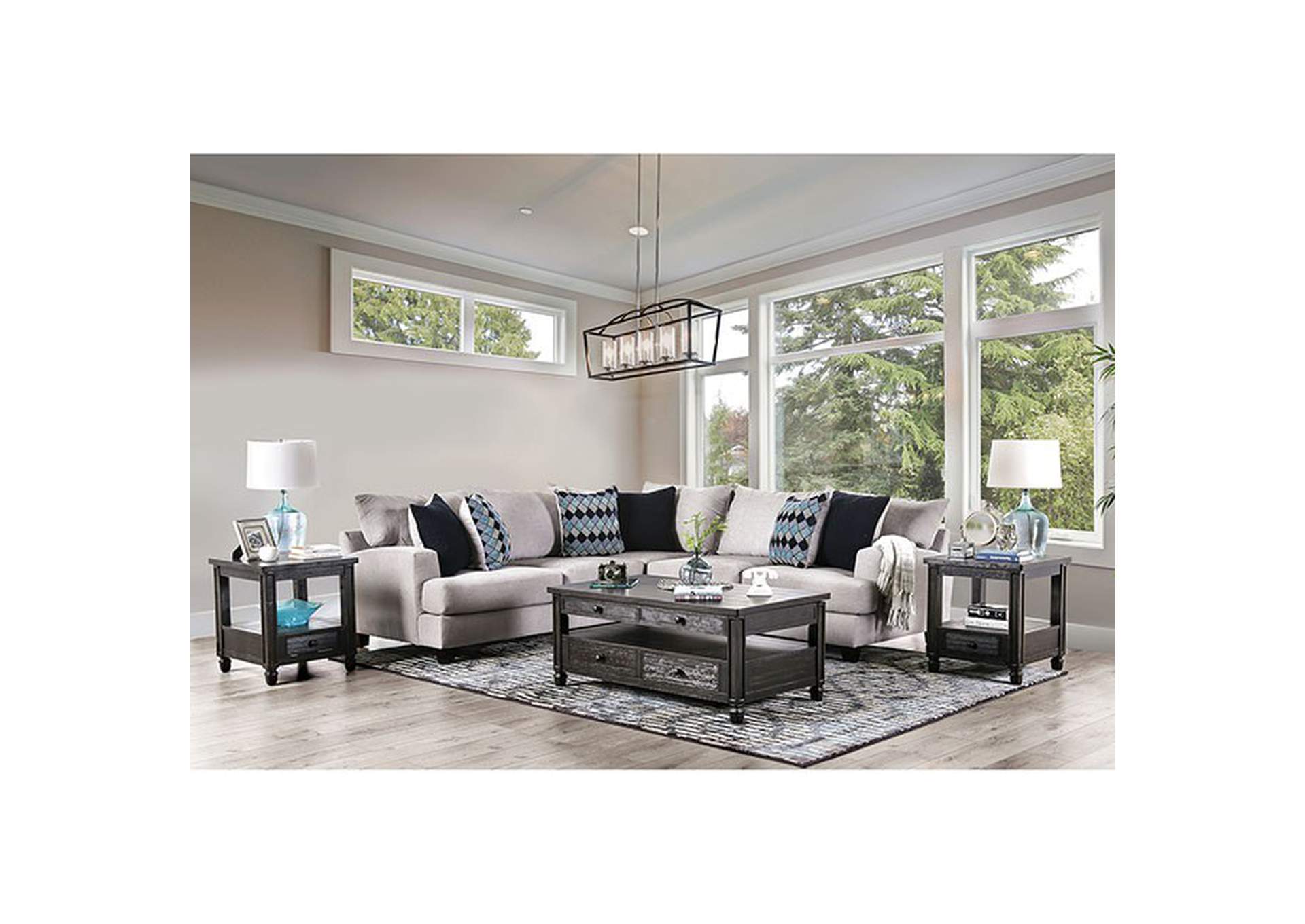 Walter Sectional,Furniture of America