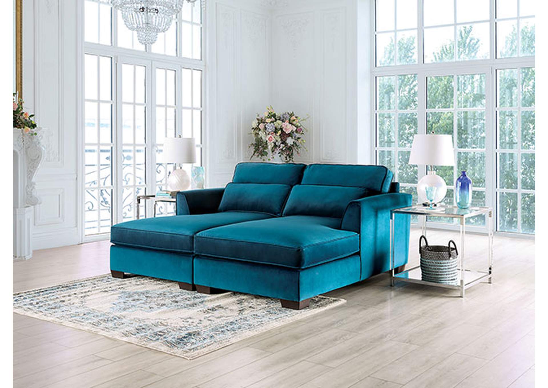Peregrine Sectional,Furniture of America