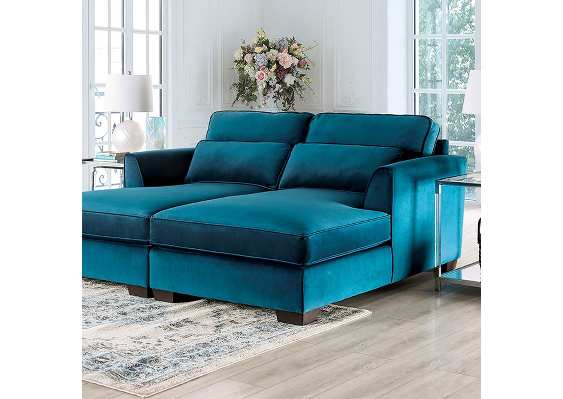 Peregrine Sectional,Furniture of America