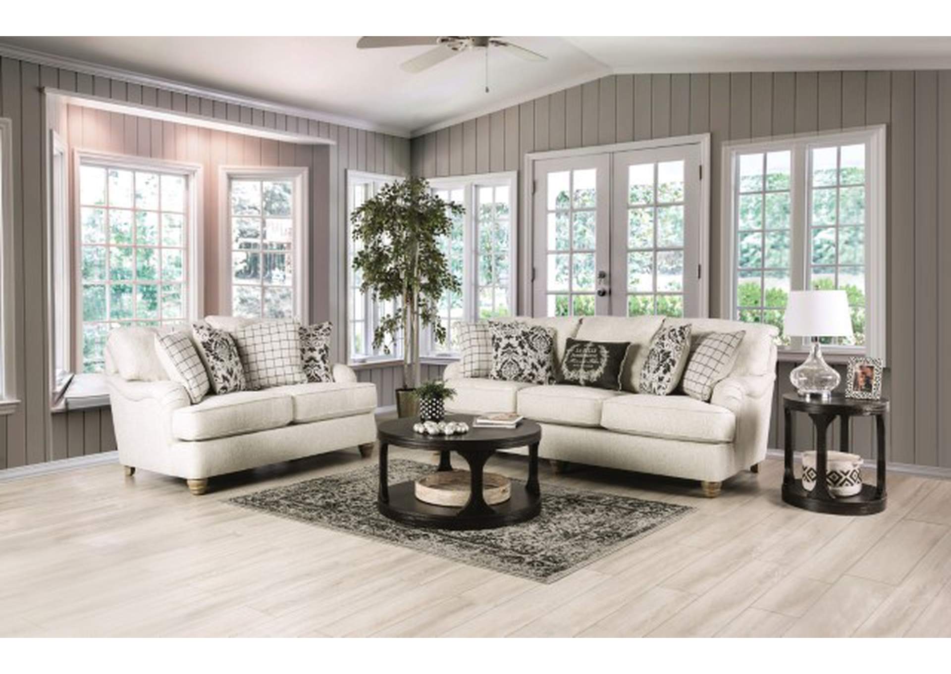 Mossley Loveseat,Furniture of America