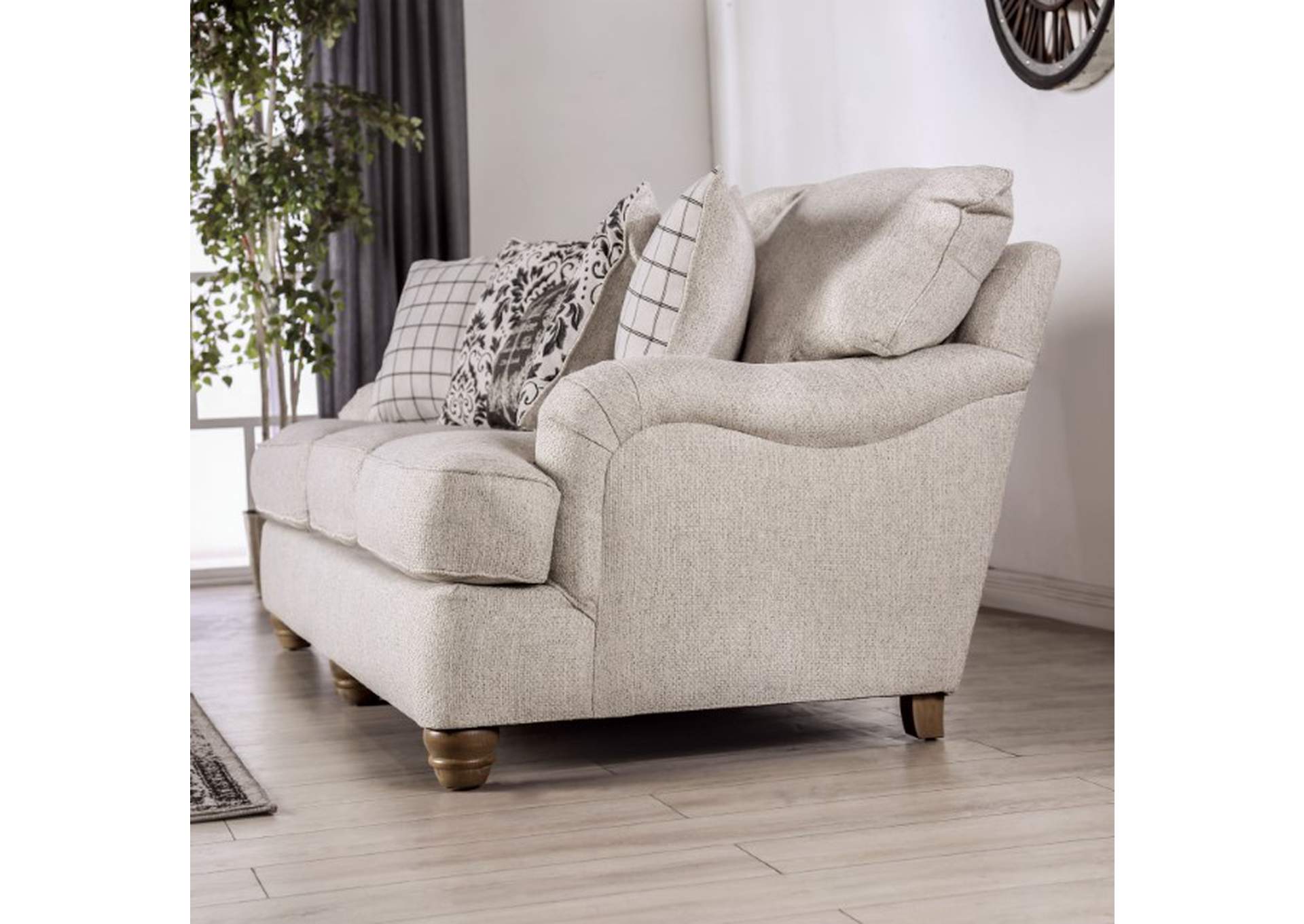 Mossley Loveseat,Furniture of America