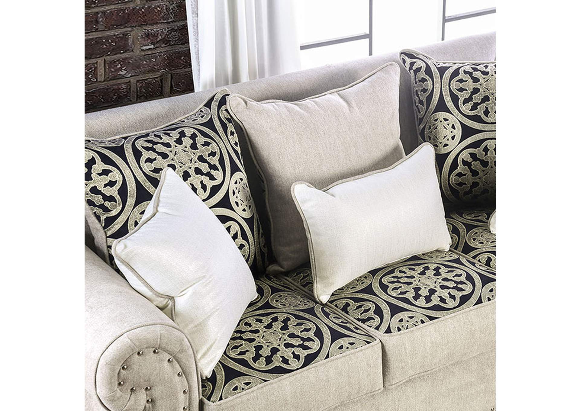 Sinatra Sofa,Furniture of America