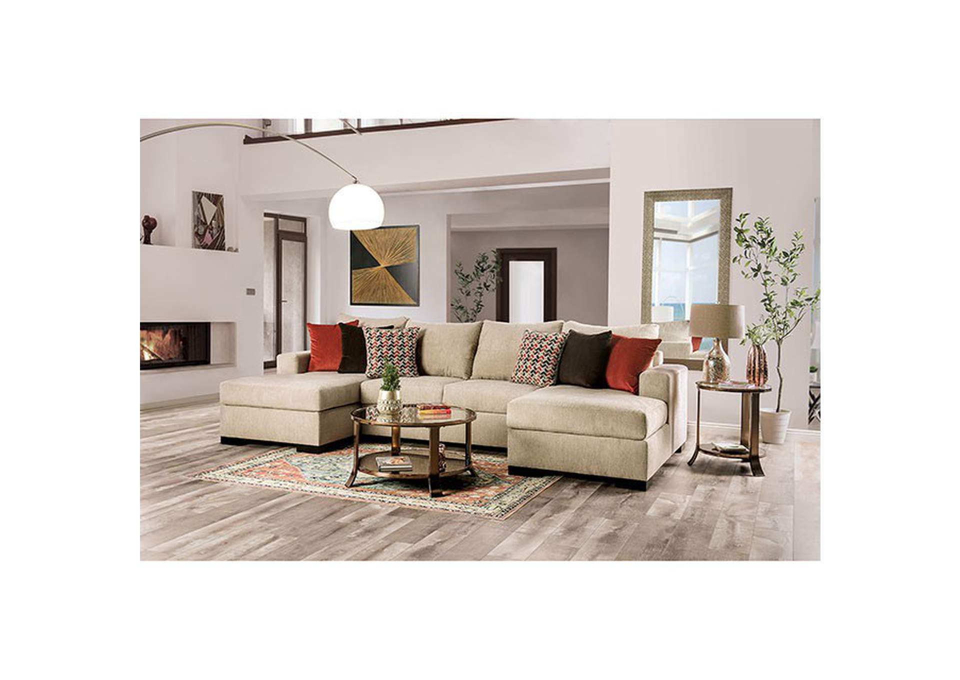 Jayla Sectional,Furniture of America