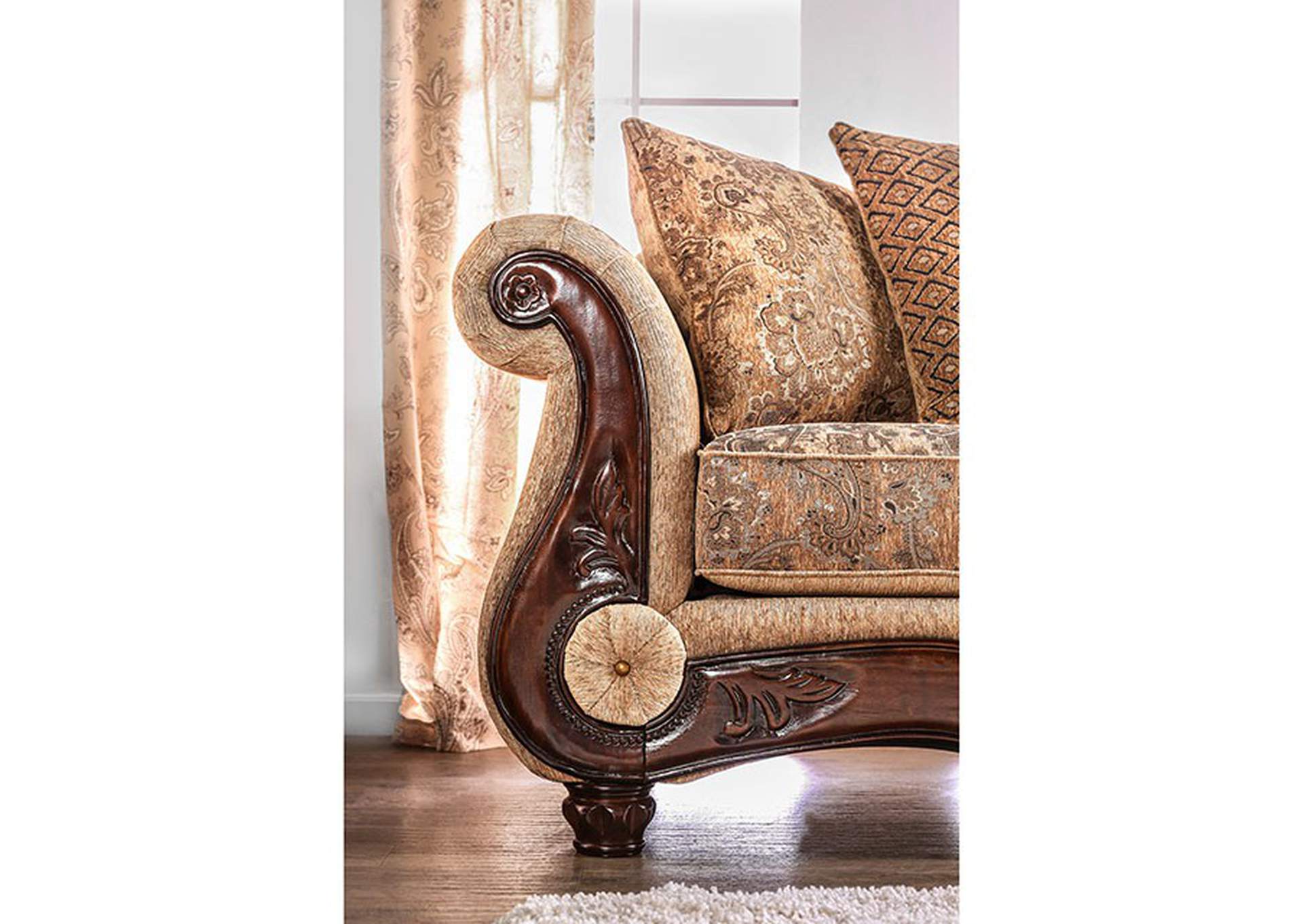 Nicanor Love Seat,Furniture of America