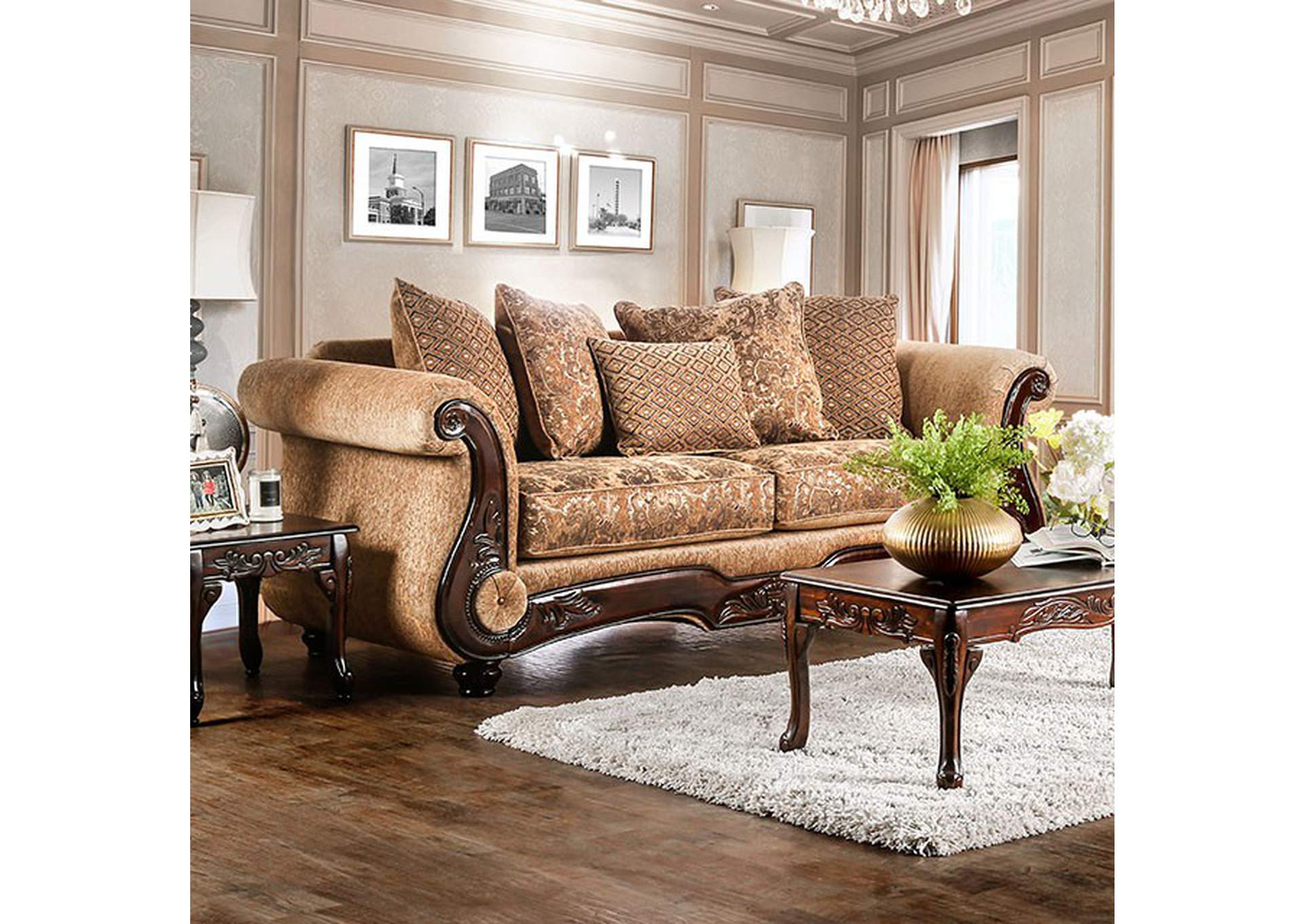 Nicanor Sofa,Furniture of America