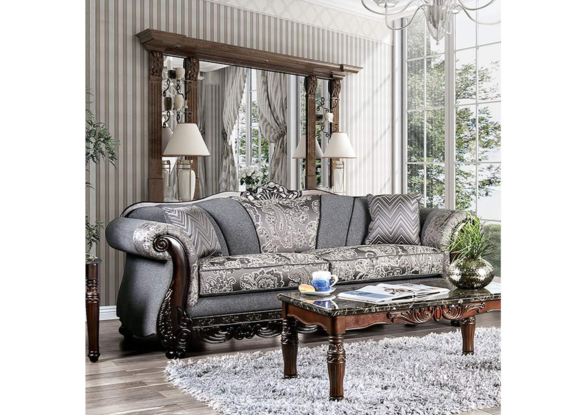 Newdale Sofa,Furniture of America