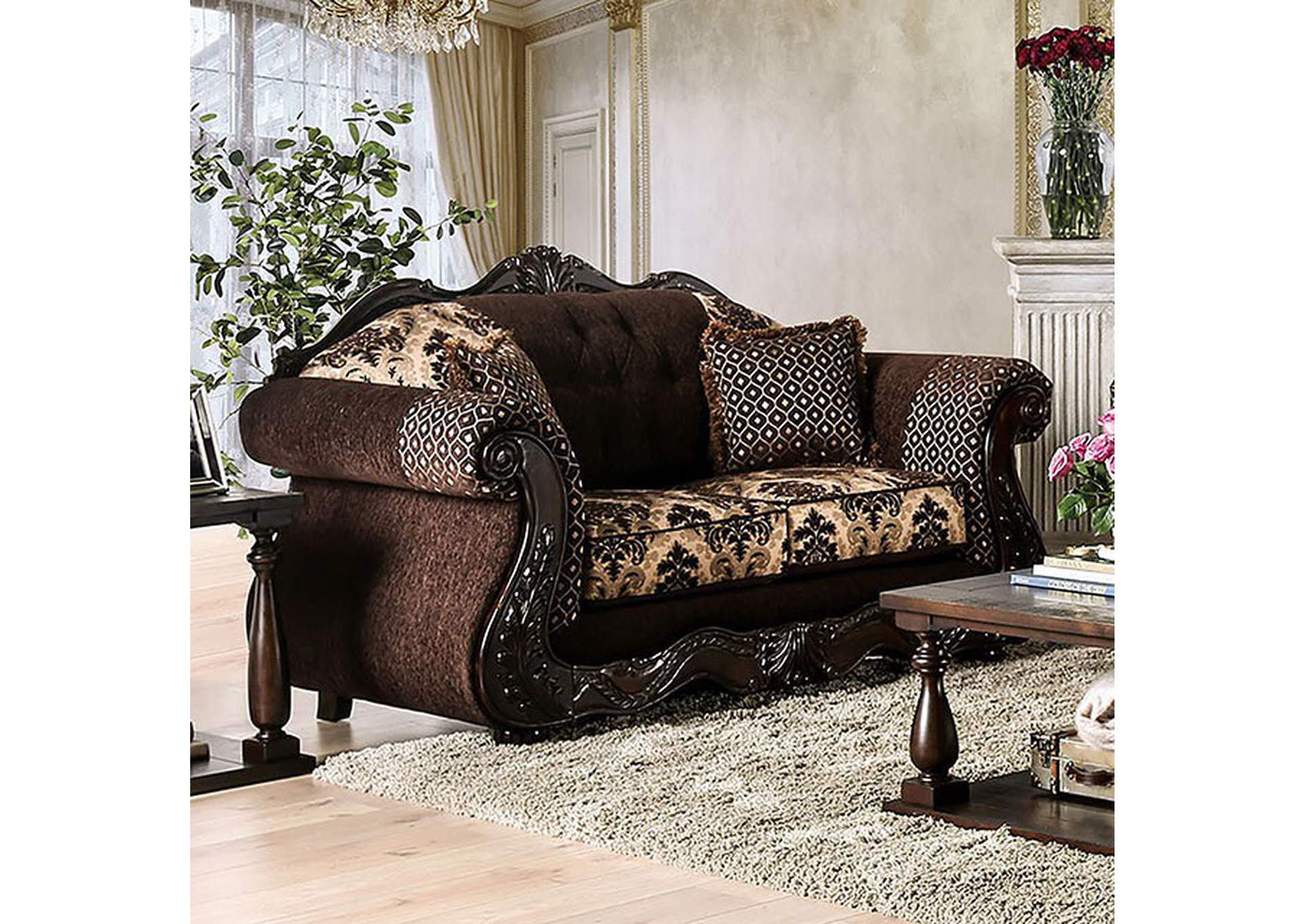 Ronja Love Seat,Furniture of America