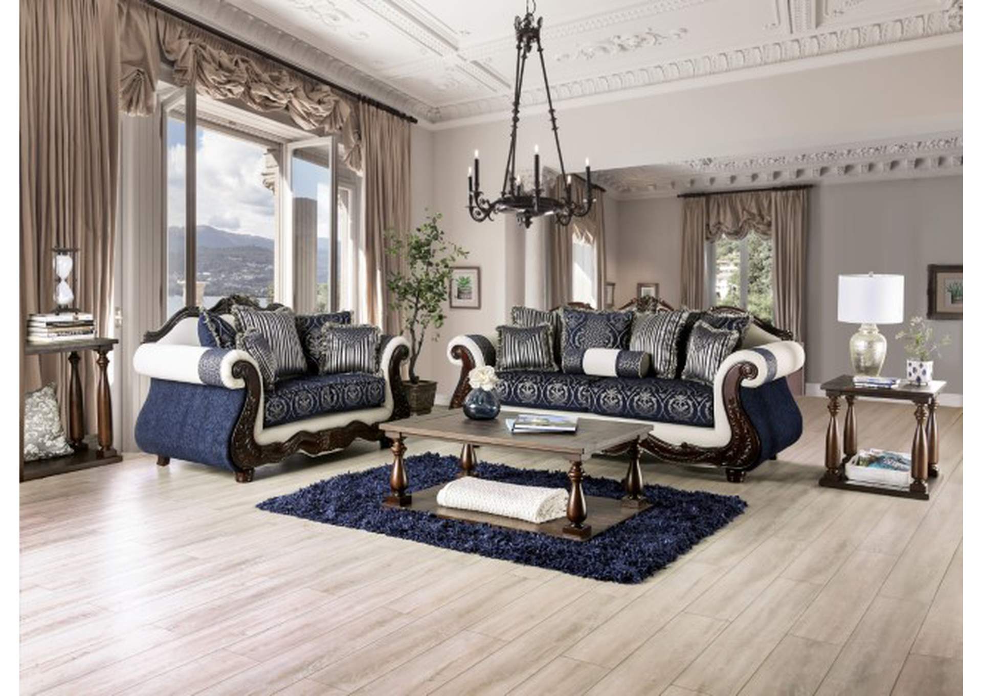 Navarre Loveseat,Furniture of America