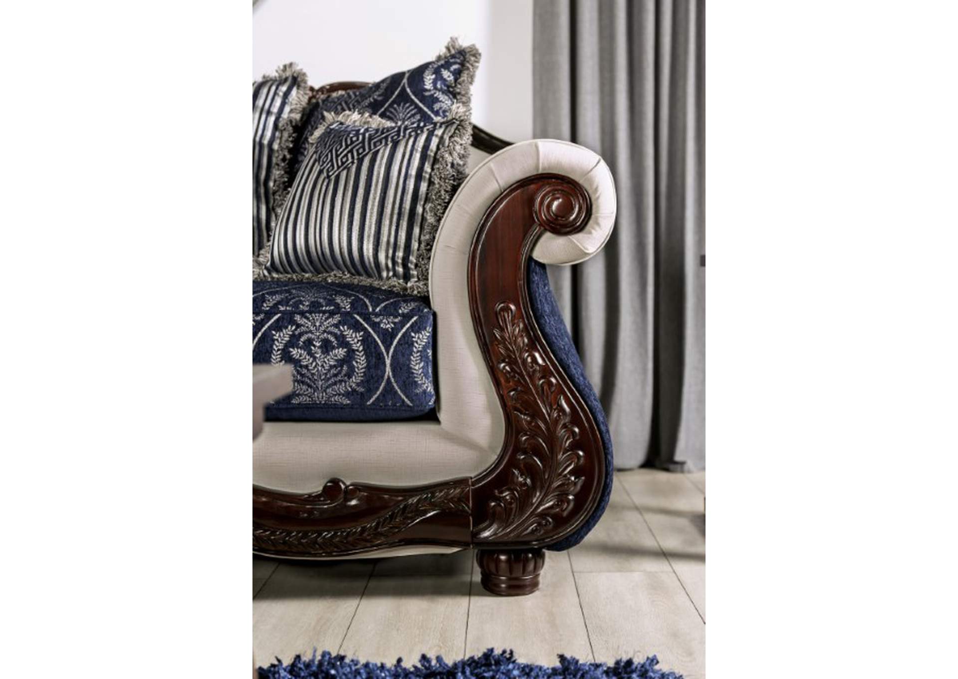 Navarre Loveseat,Furniture of America