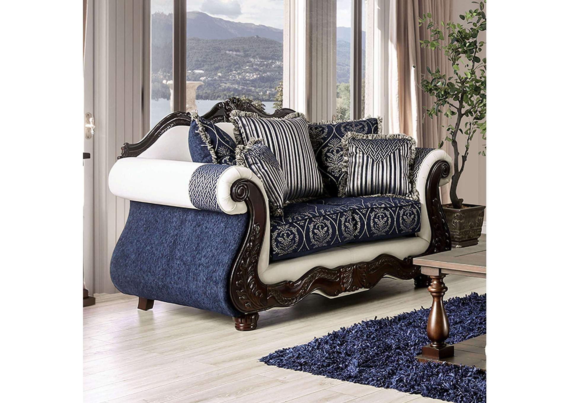 Navarre Loveseat,Furniture of America