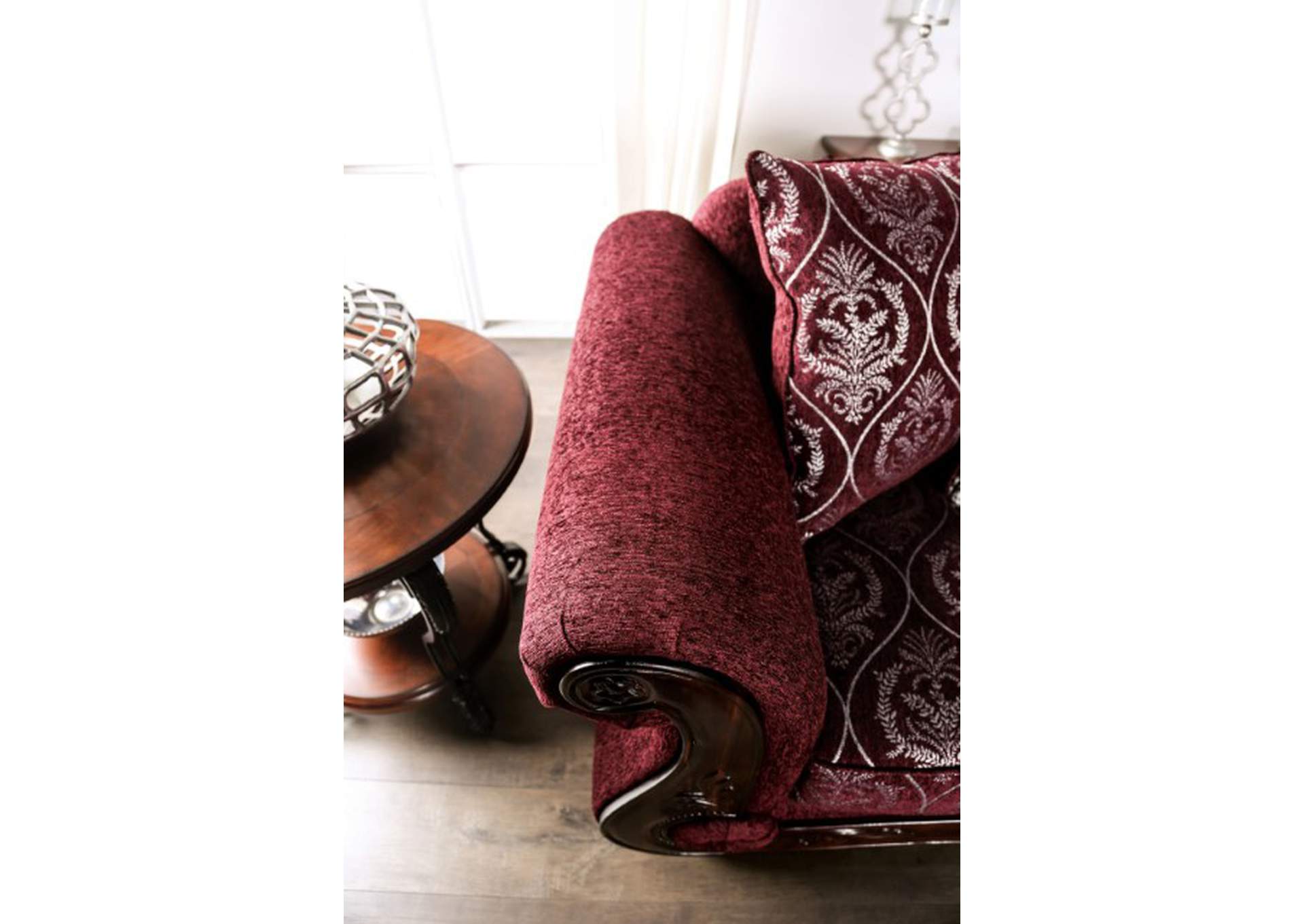 Sassari Loveseat,Furniture of America