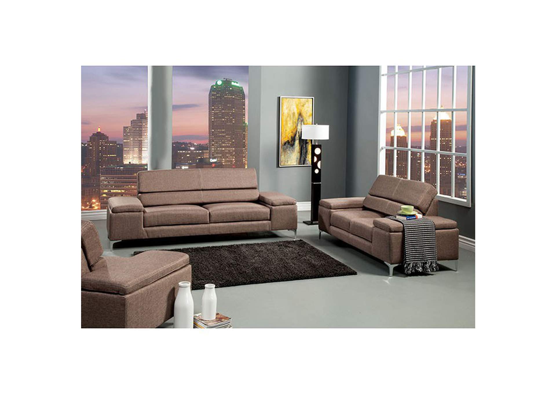 Rhodes Love Seat,Furniture of America