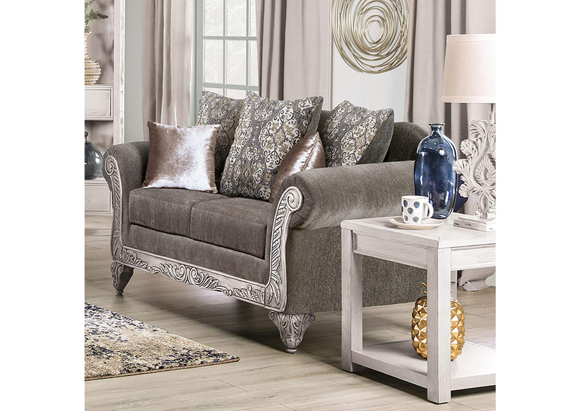 Velletri Loveseat,Furniture of America