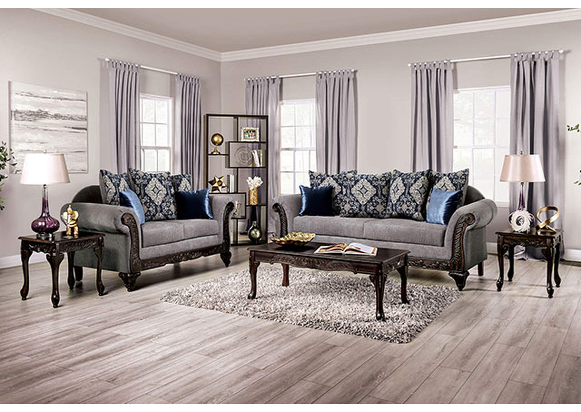 Gustavo Loveseat,Furniture of America