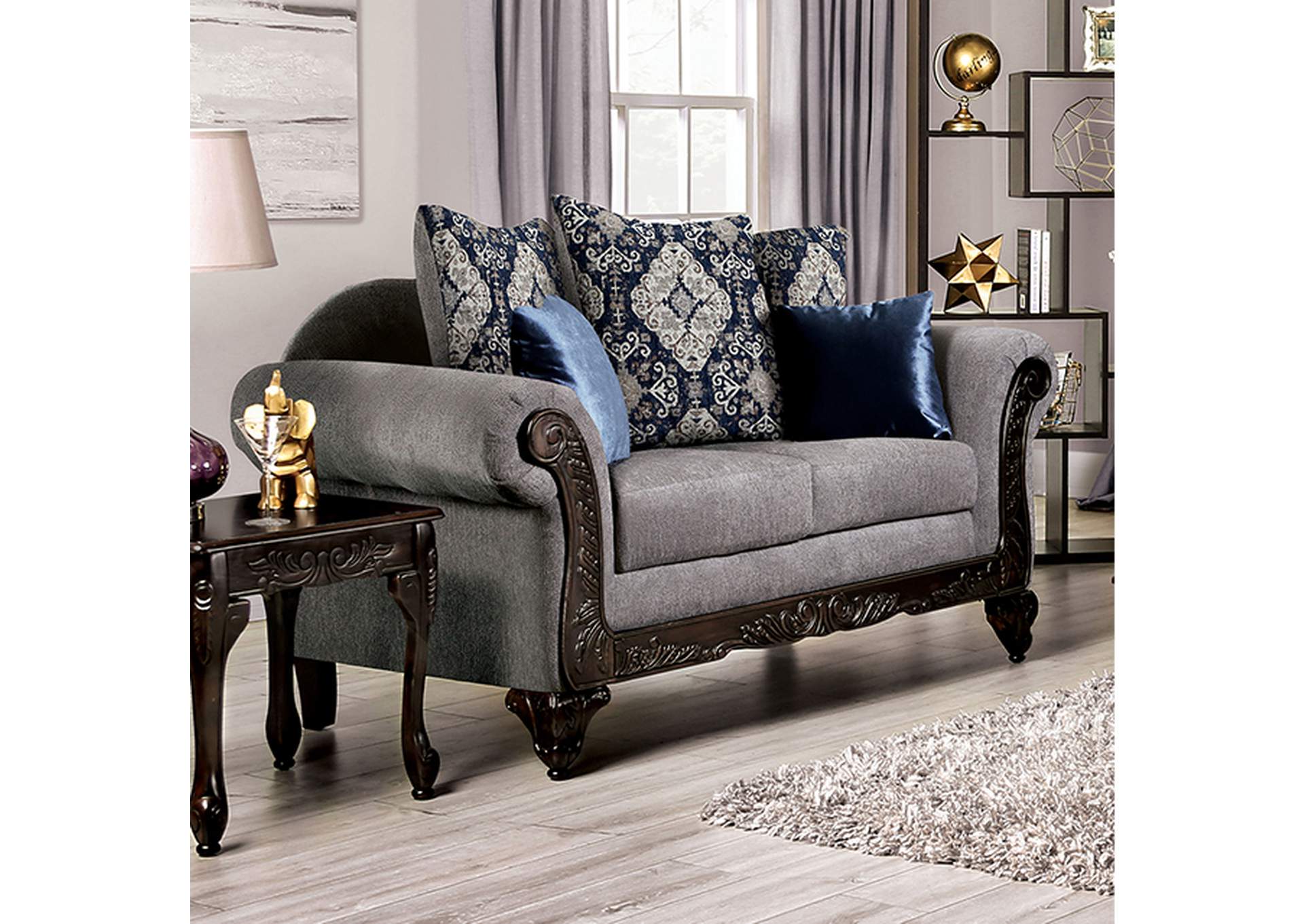 Gustavo Loveseat,Furniture of America