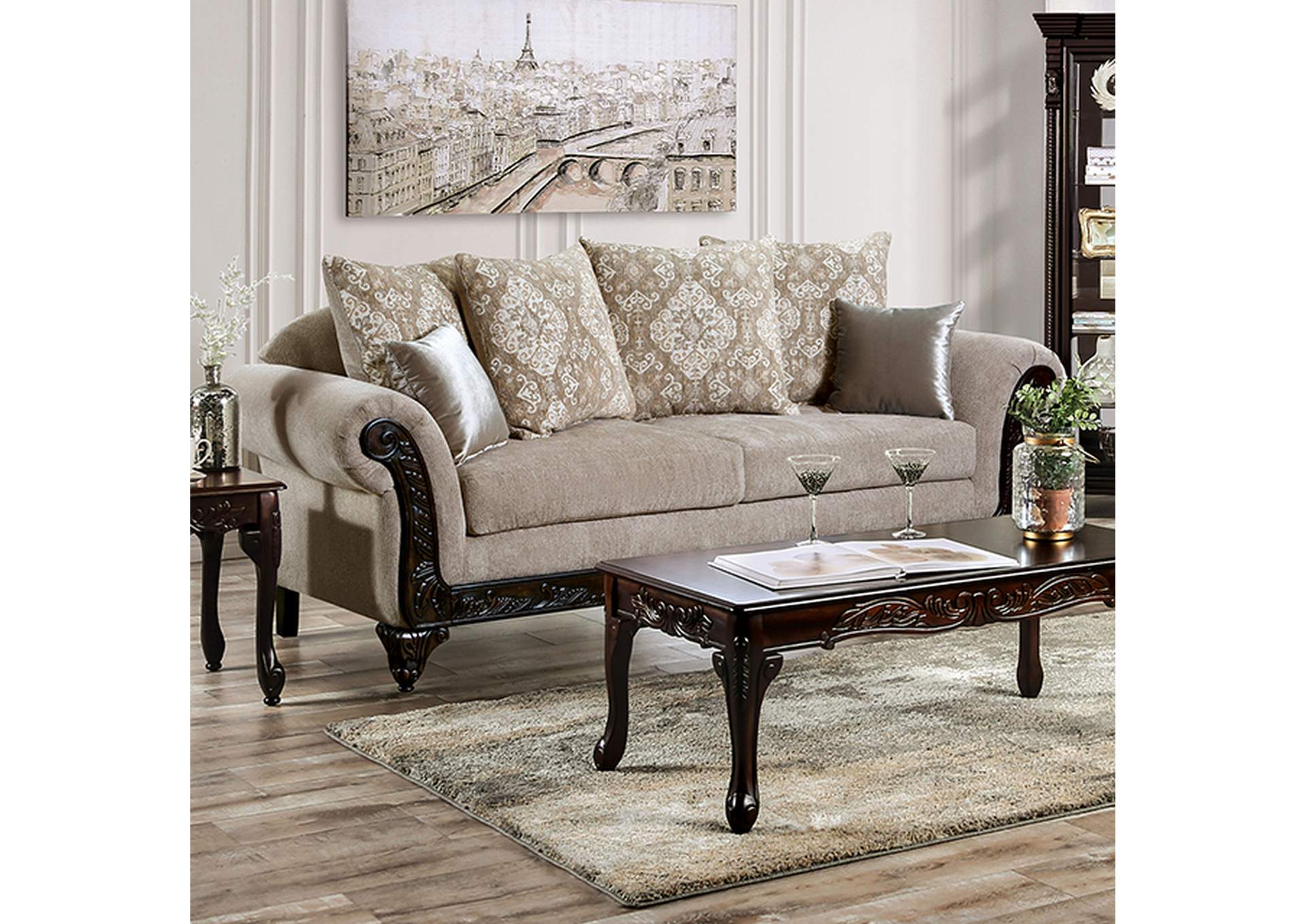 Panozzo Sofa,Furniture of America