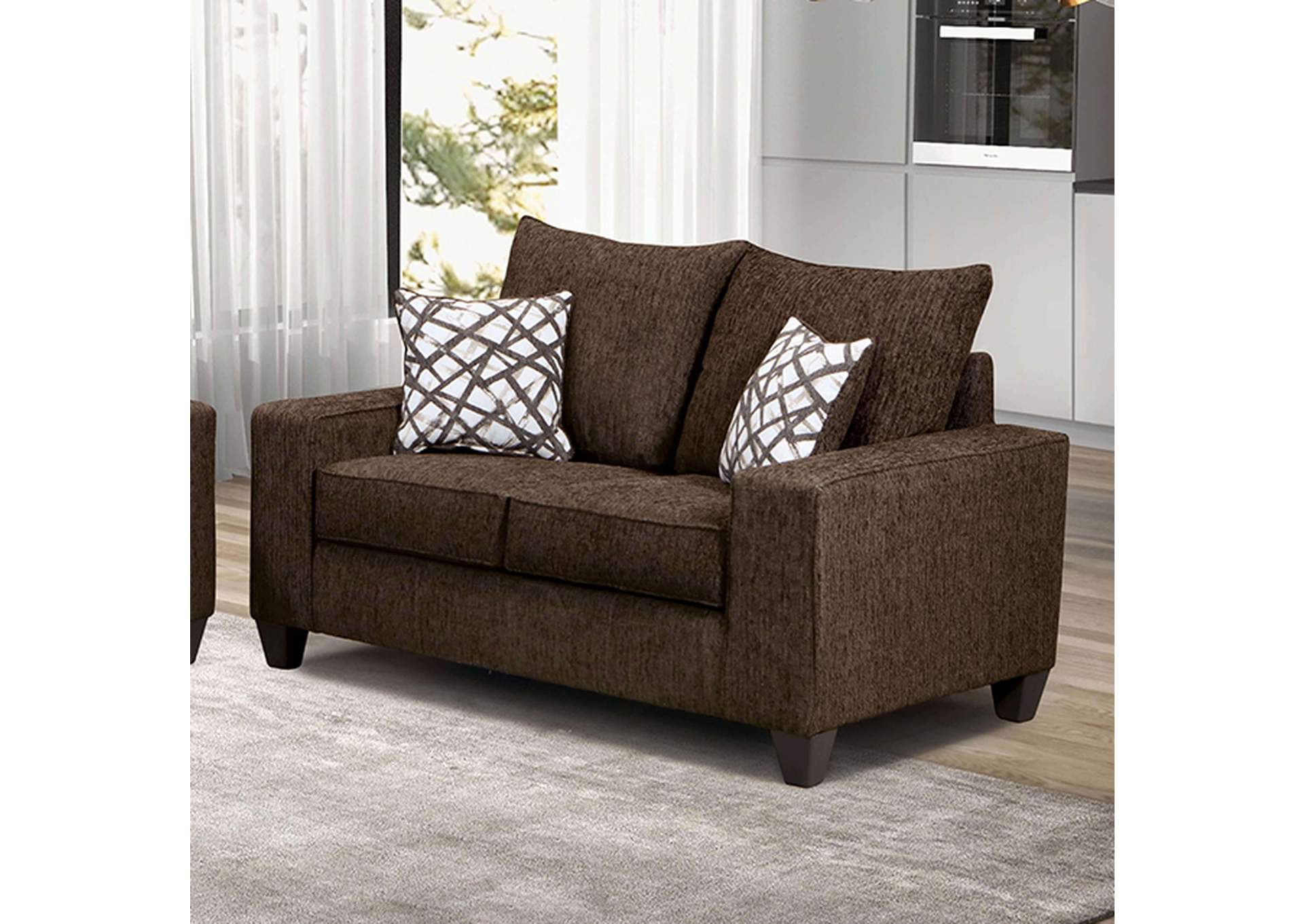 West Acton Loveseat,Furniture of America