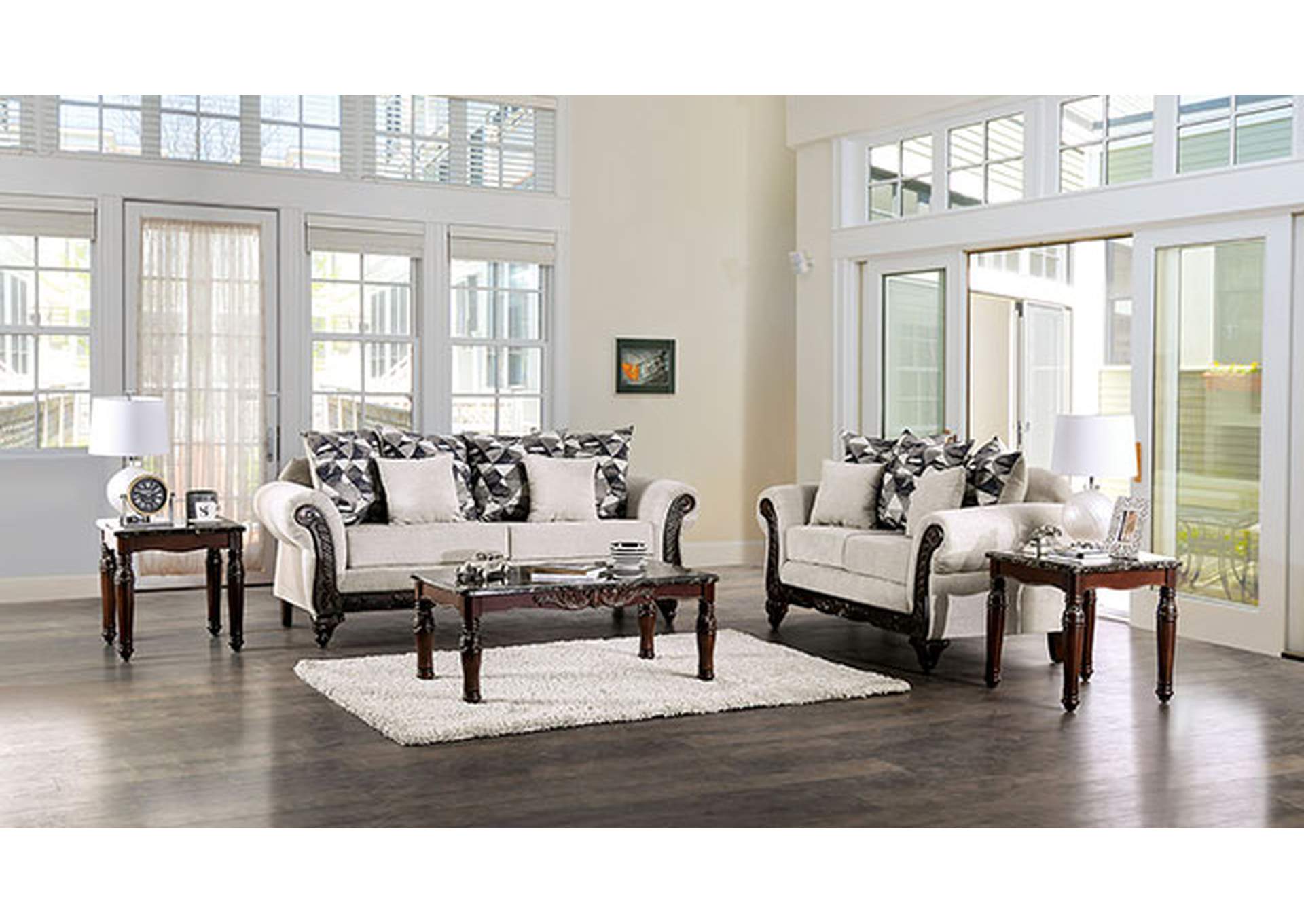 Cassani Loveseat,Furniture of America