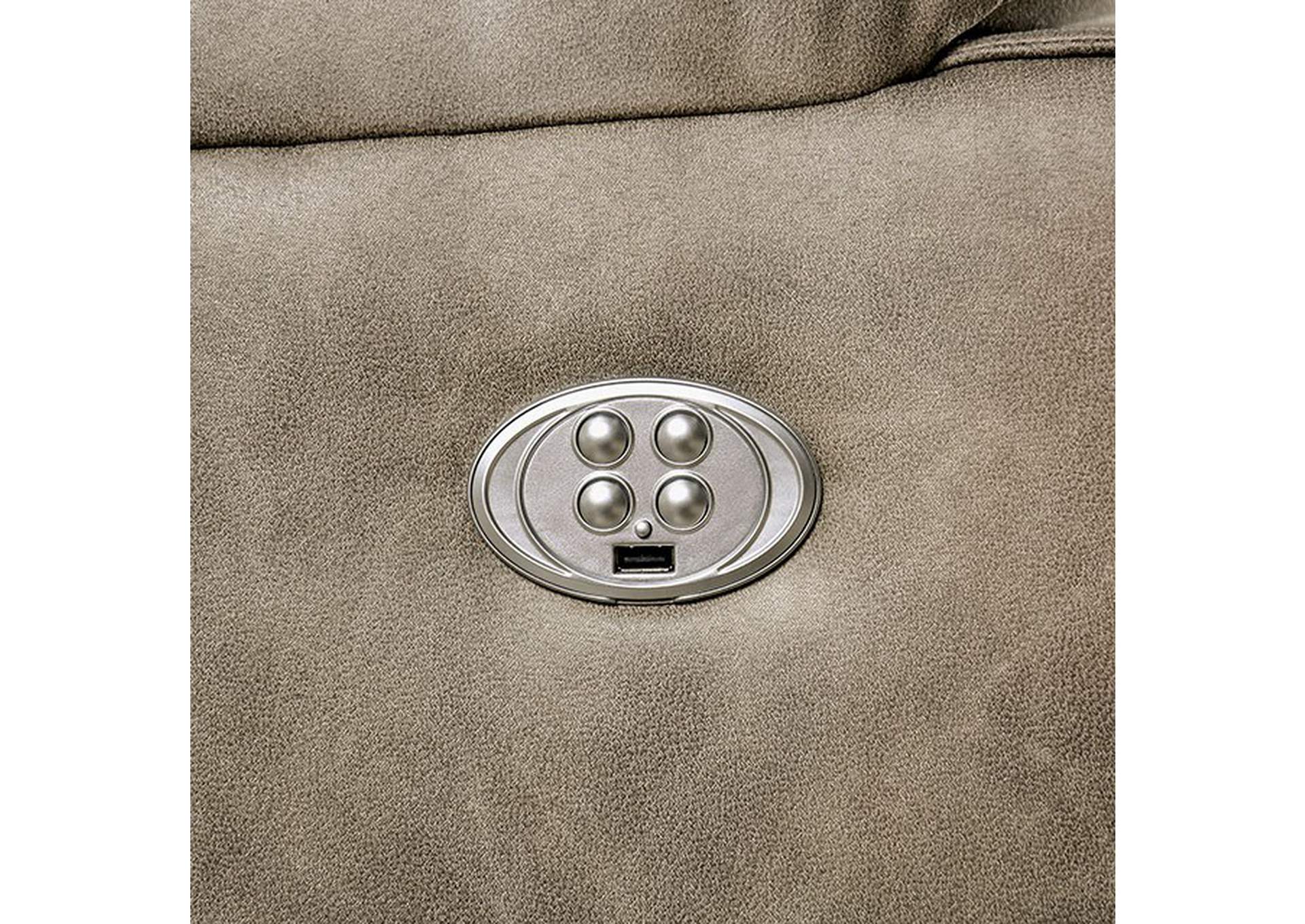 Elton Power Love Seat,Furniture of America