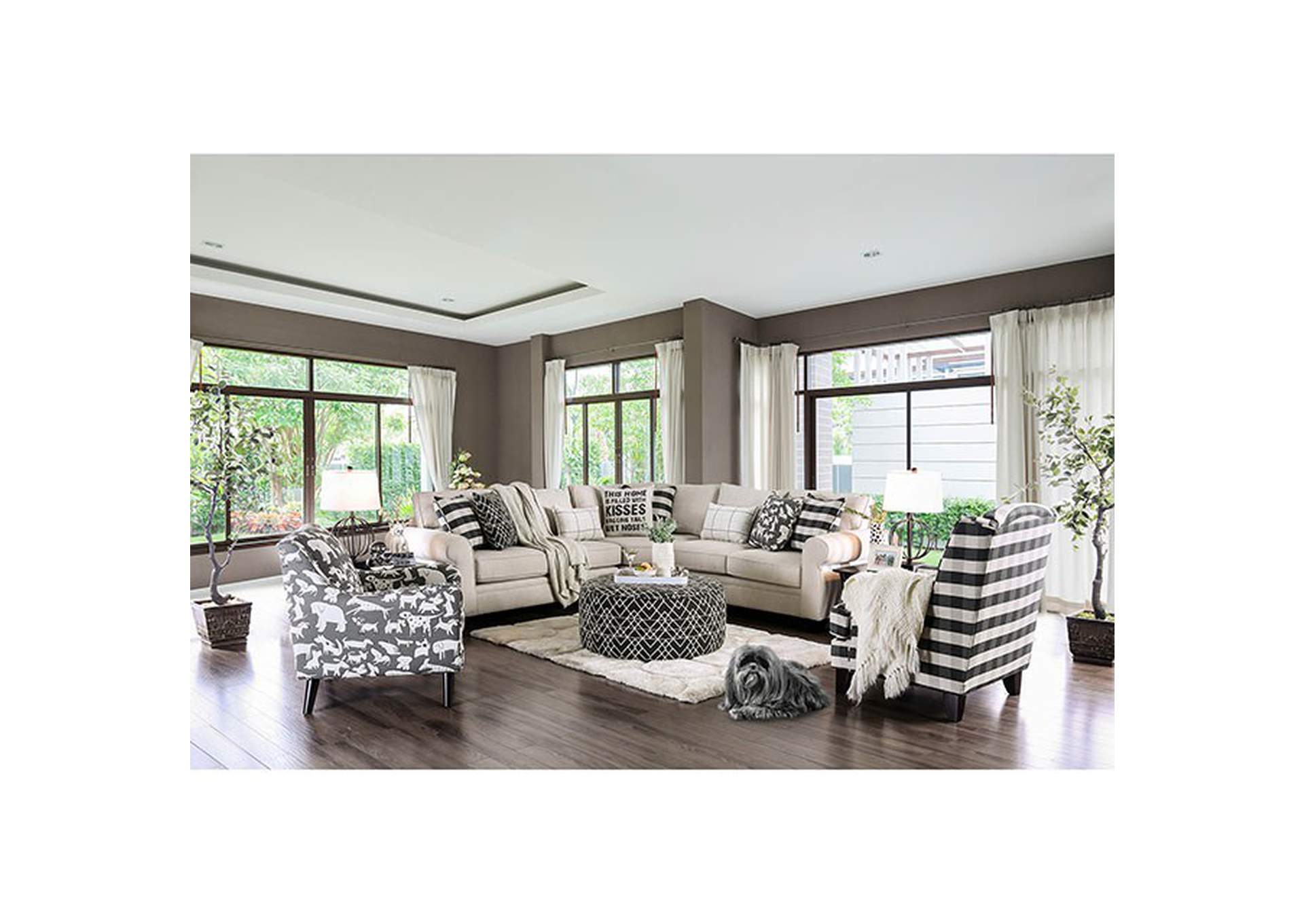 Patricia Ottoman,Furniture of America
