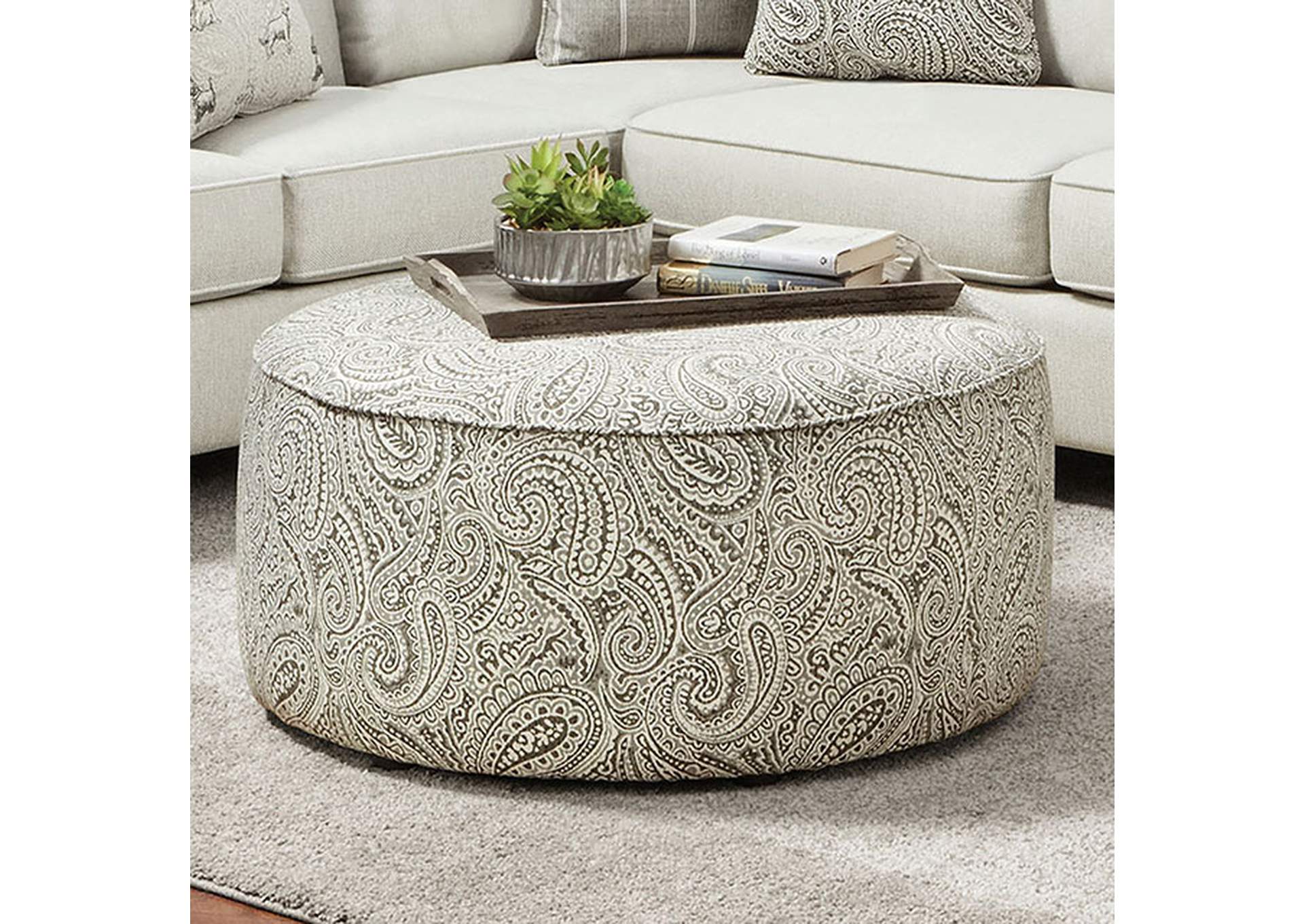 Pocklington Ottoman,Furniture of America